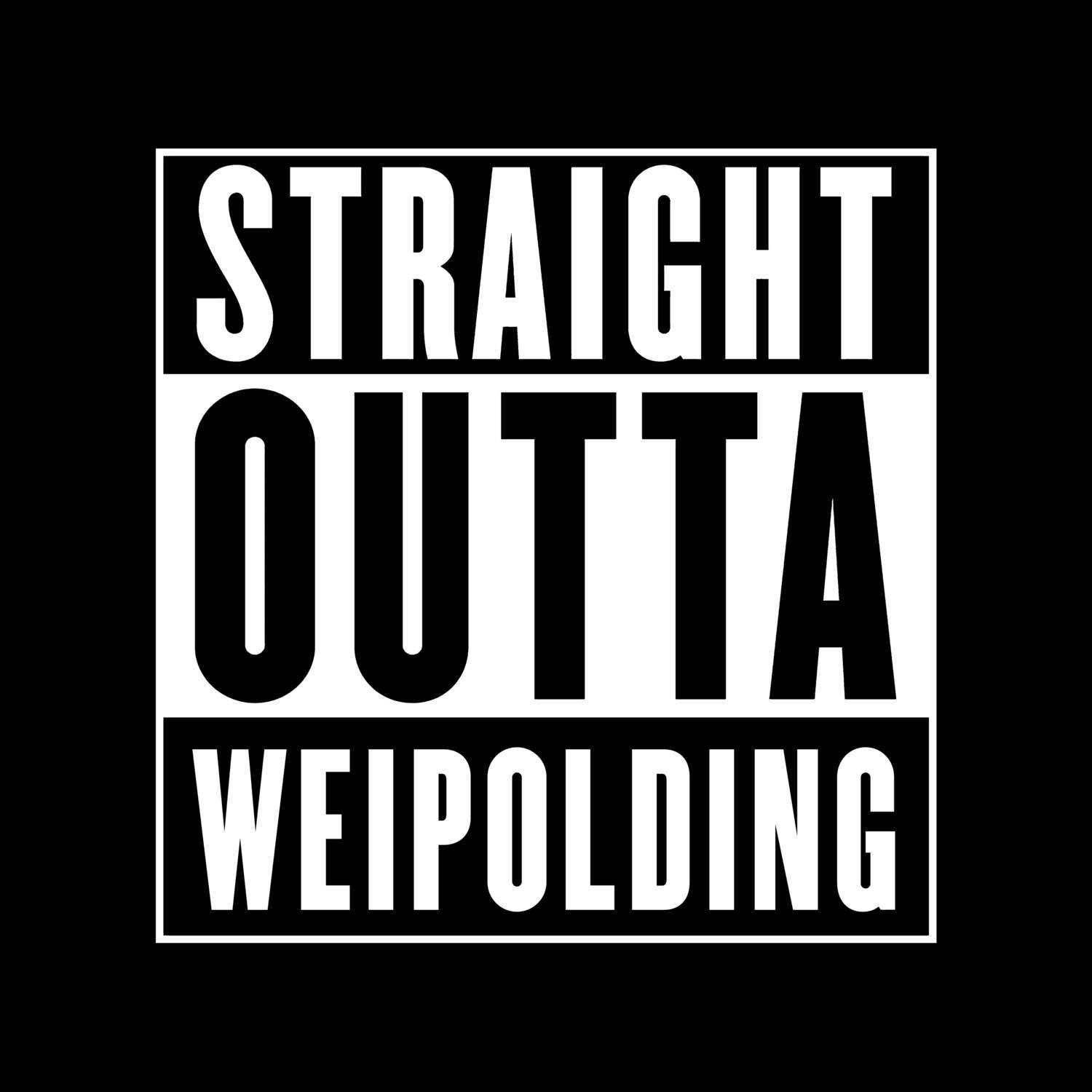 Weipolding T-Shirt »Straight Outta«