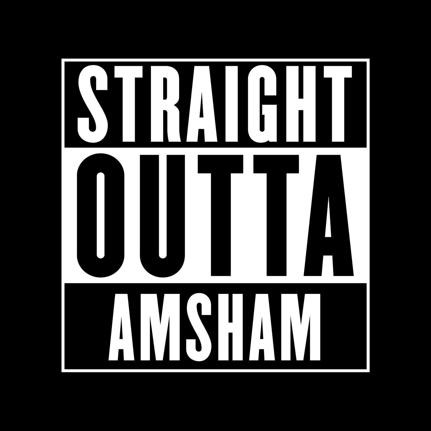 Amsham T-Shirt »Straight Outta«