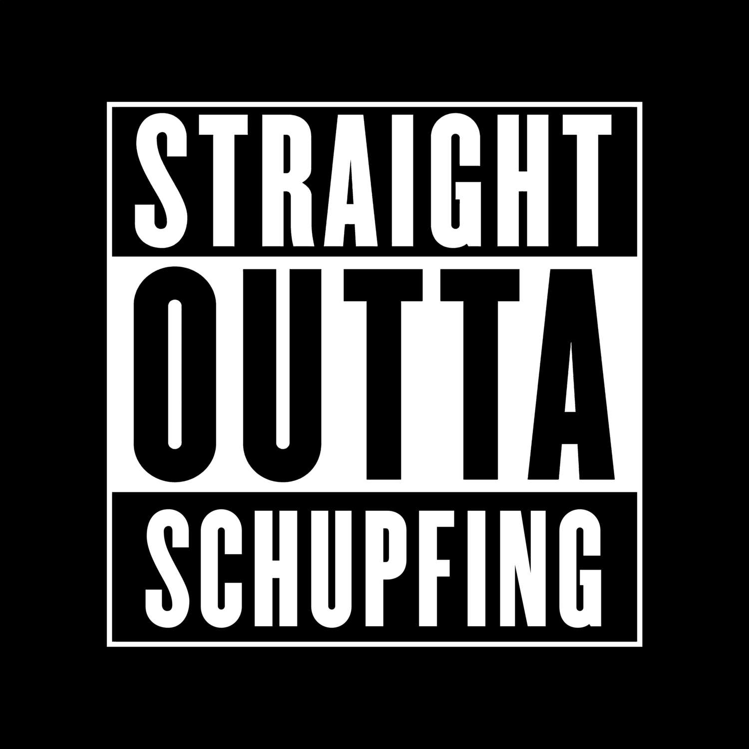 Schupfing T-Shirt »Straight Outta«