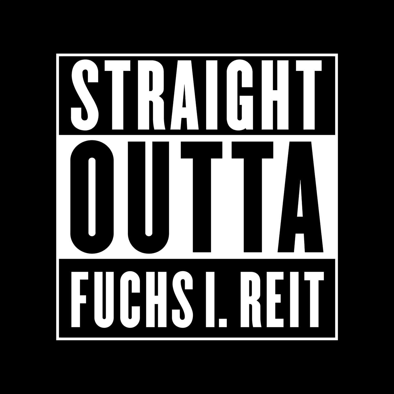 Fuchs i. Reit T-Shirt »Straight Outta«
