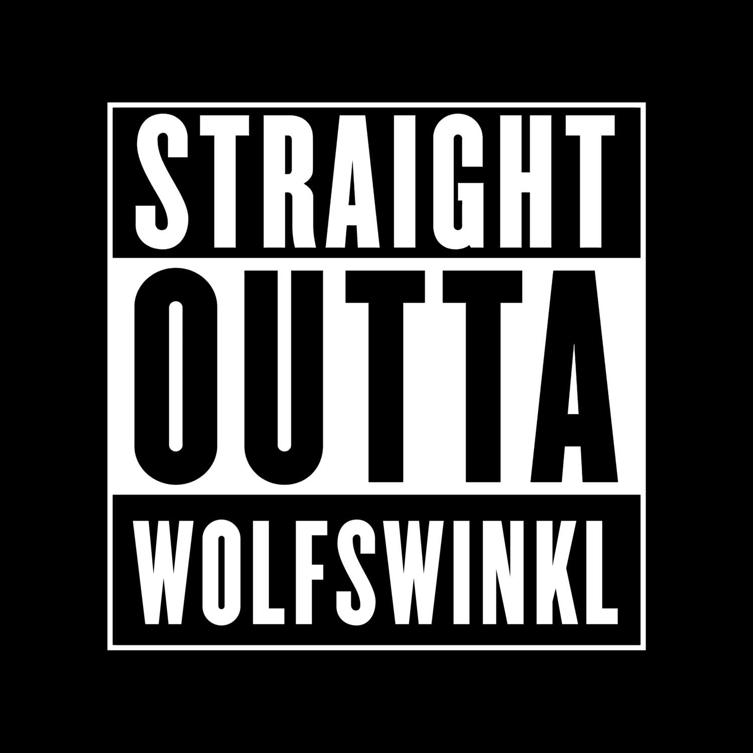 Wolfswinkl T-Shirt »Straight Outta«