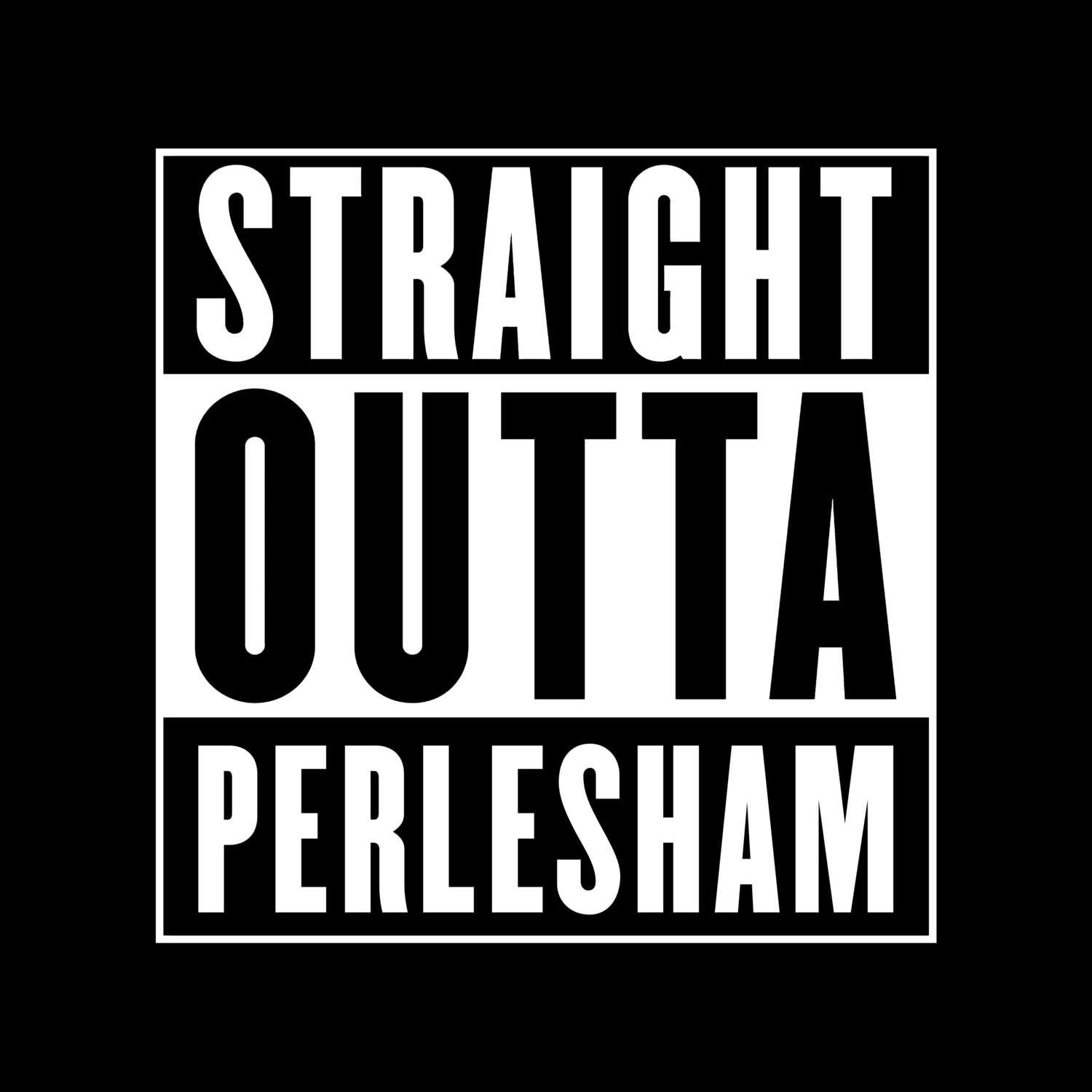 Perlesham T-Shirt »Straight Outta«