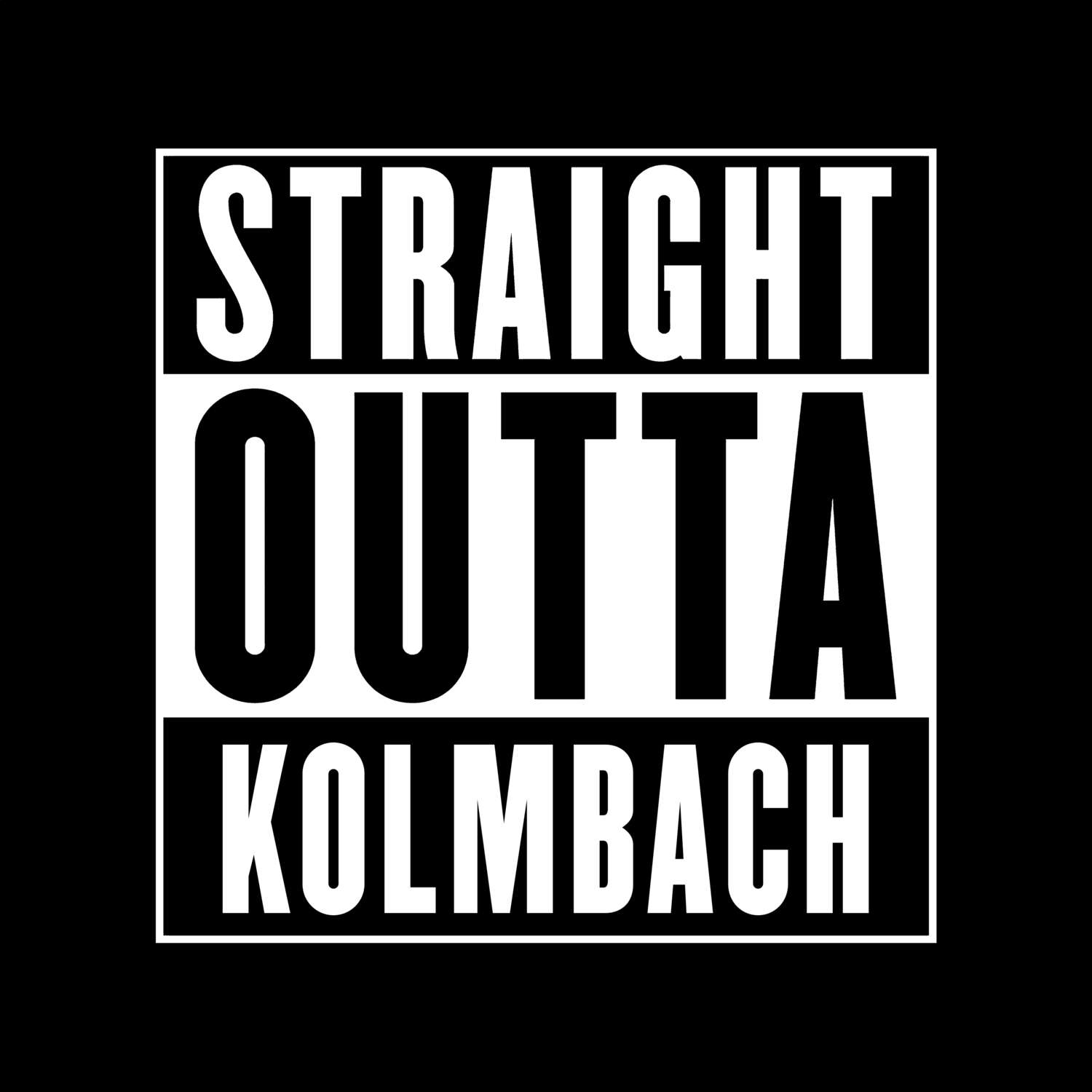 Kolmbach T-Shirt »Straight Outta«