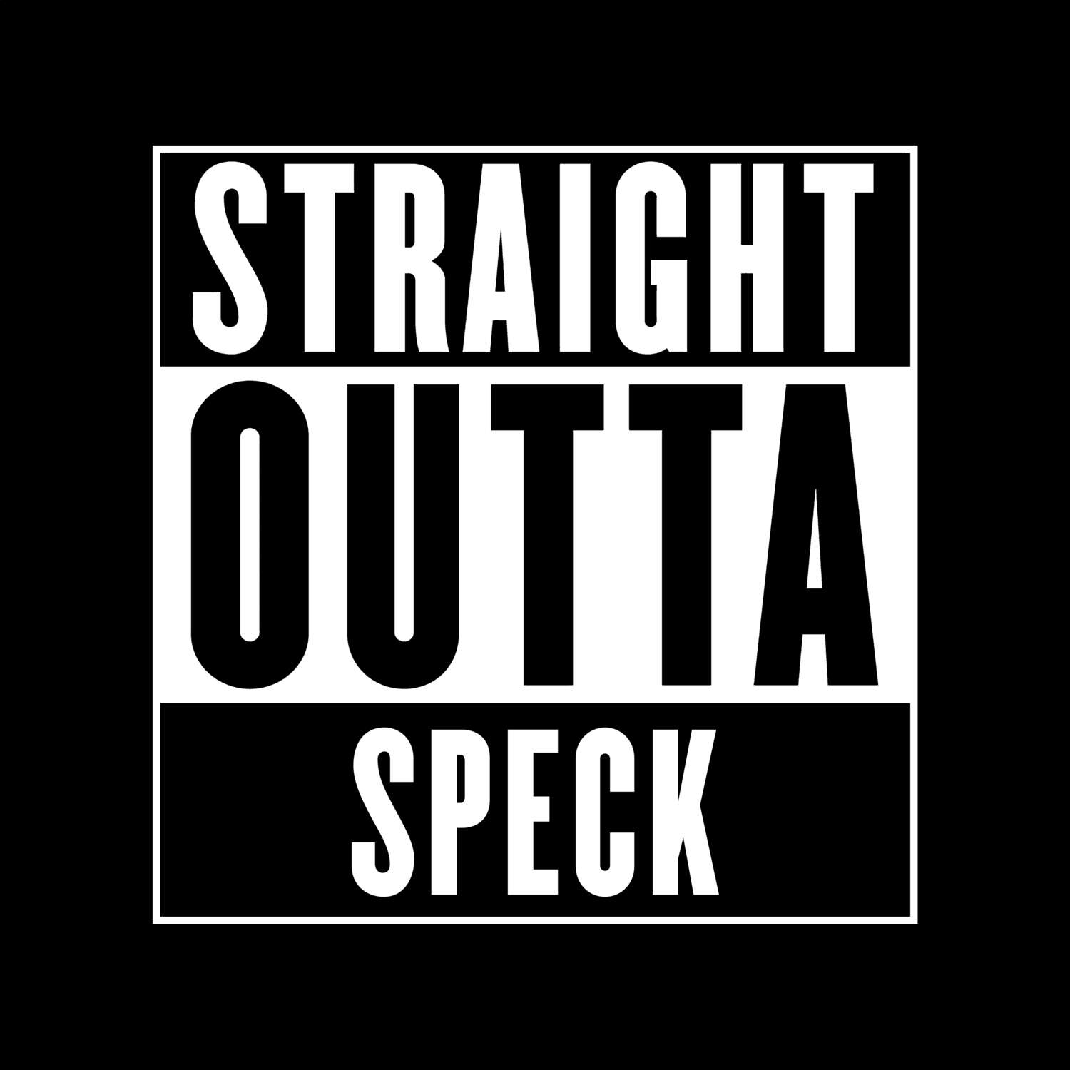 Speck T-Shirt »Straight Outta«