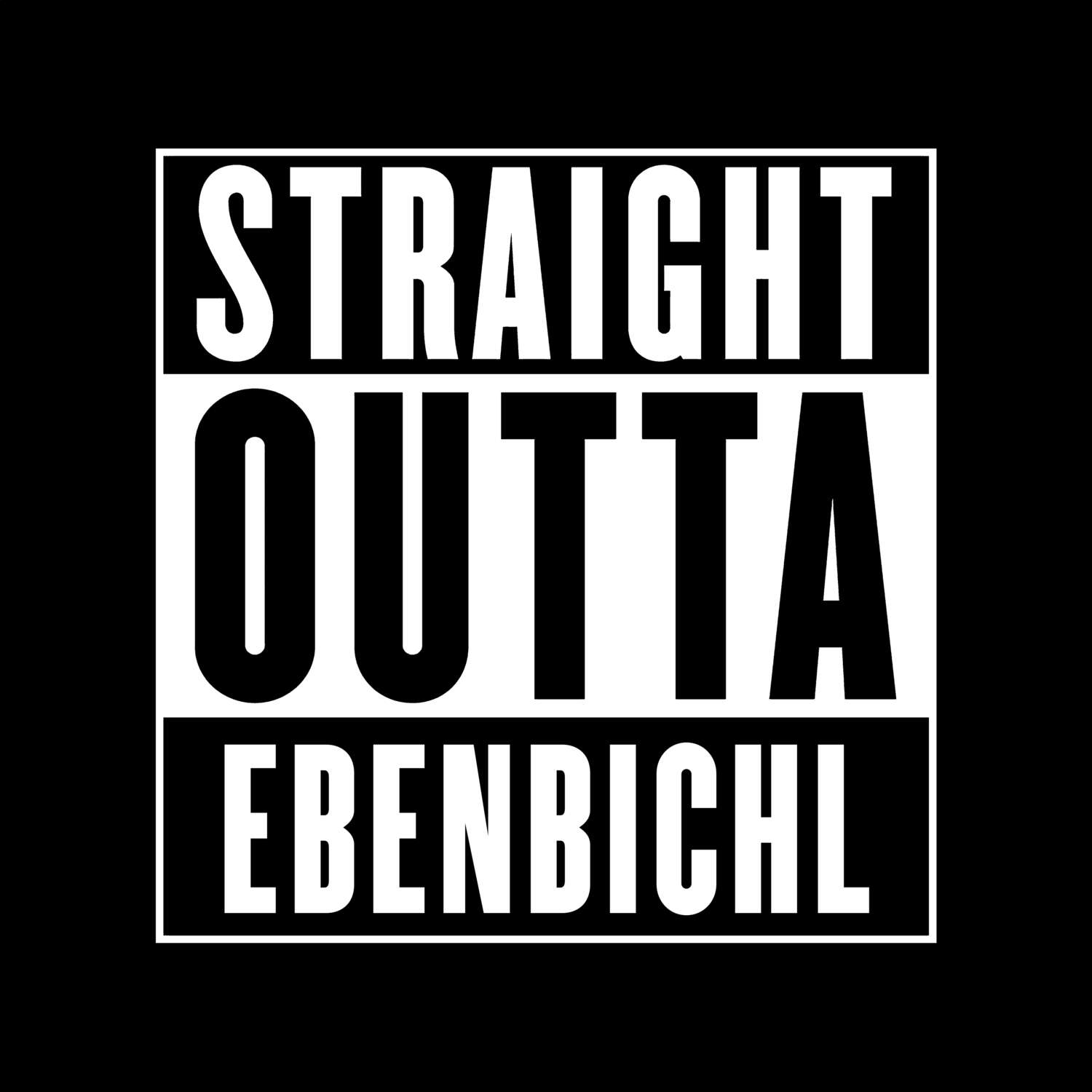 Ebenbichl T-Shirt »Straight Outta«