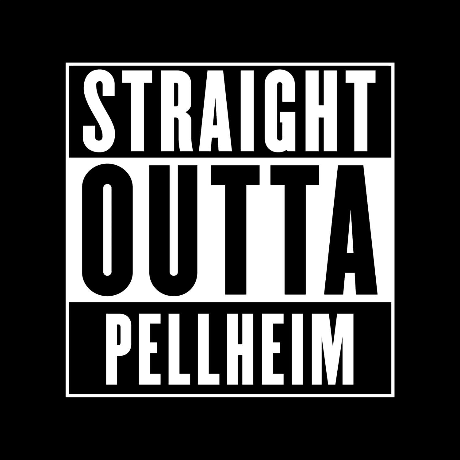 Pellheim T-Shirt »Straight Outta«