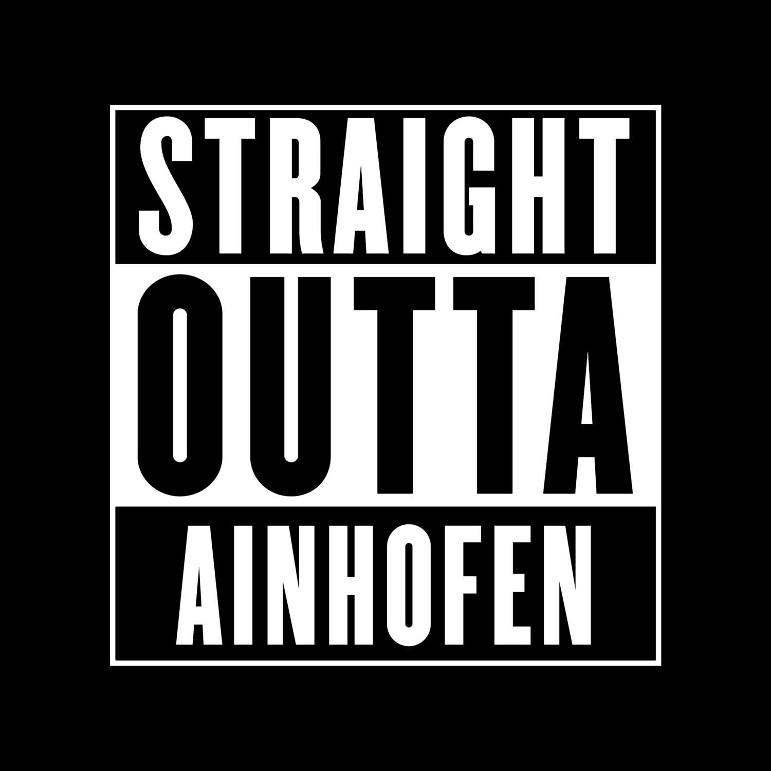 Ainhofen T-Shirt »Straight Outta«