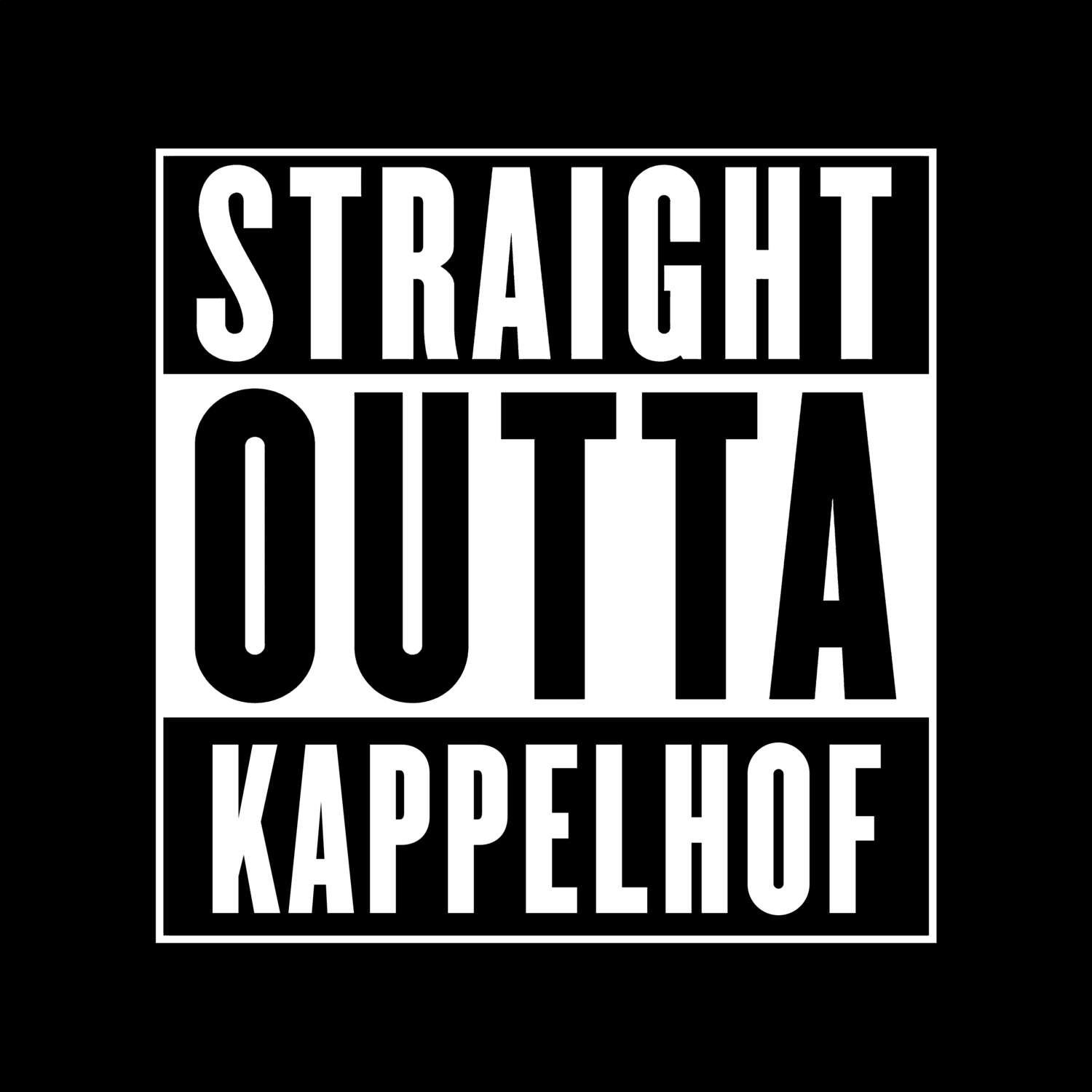 Kappelhof T-Shirt »Straight Outta«