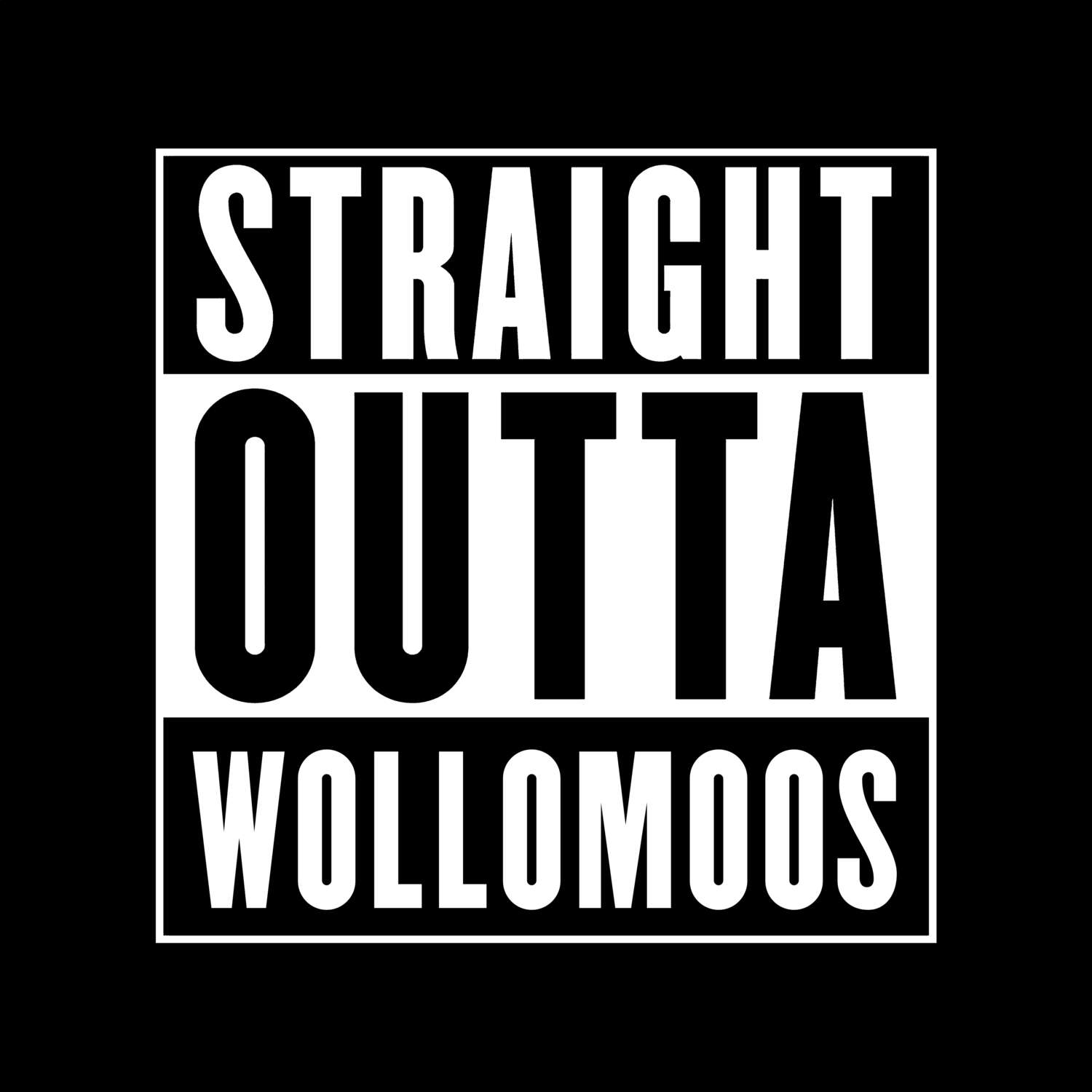 Wollomoos T-Shirt »Straight Outta«
