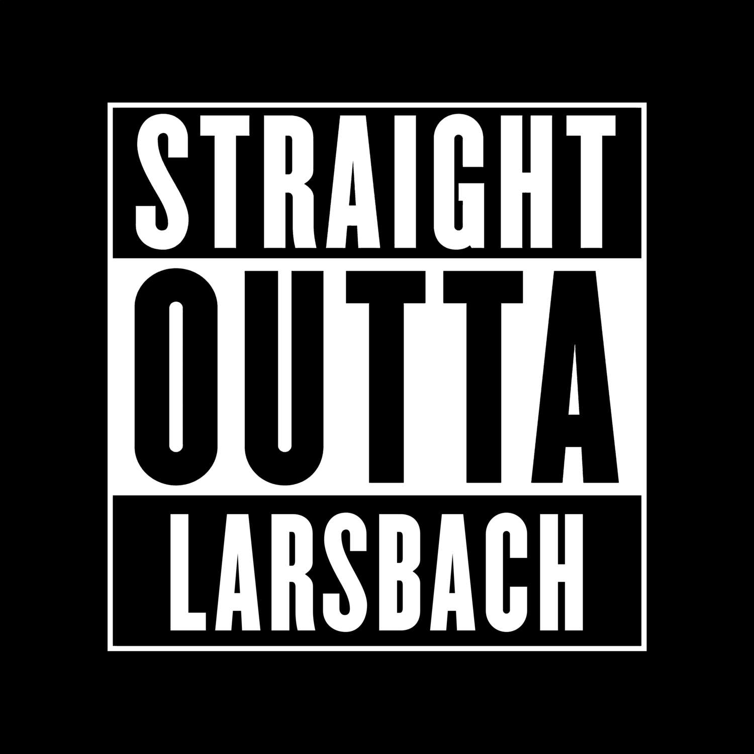 Larsbach T-Shirt »Straight Outta«