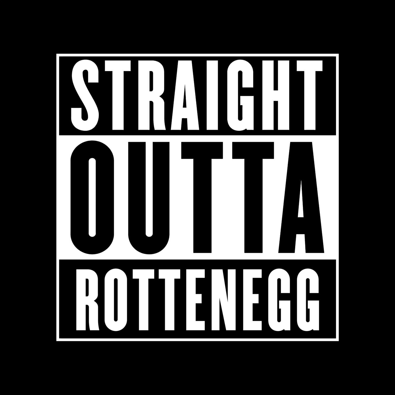 Rottenegg T-Shirt »Straight Outta«