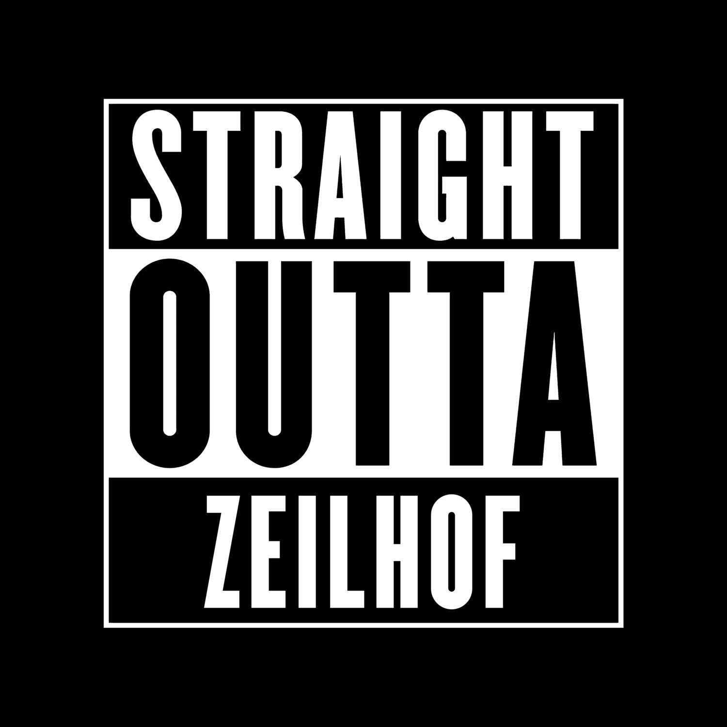 Zeilhof T-Shirt »Straight Outta«