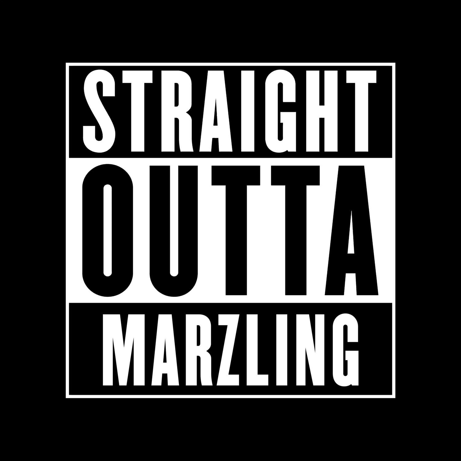 Marzling T-Shirt »Straight Outta«