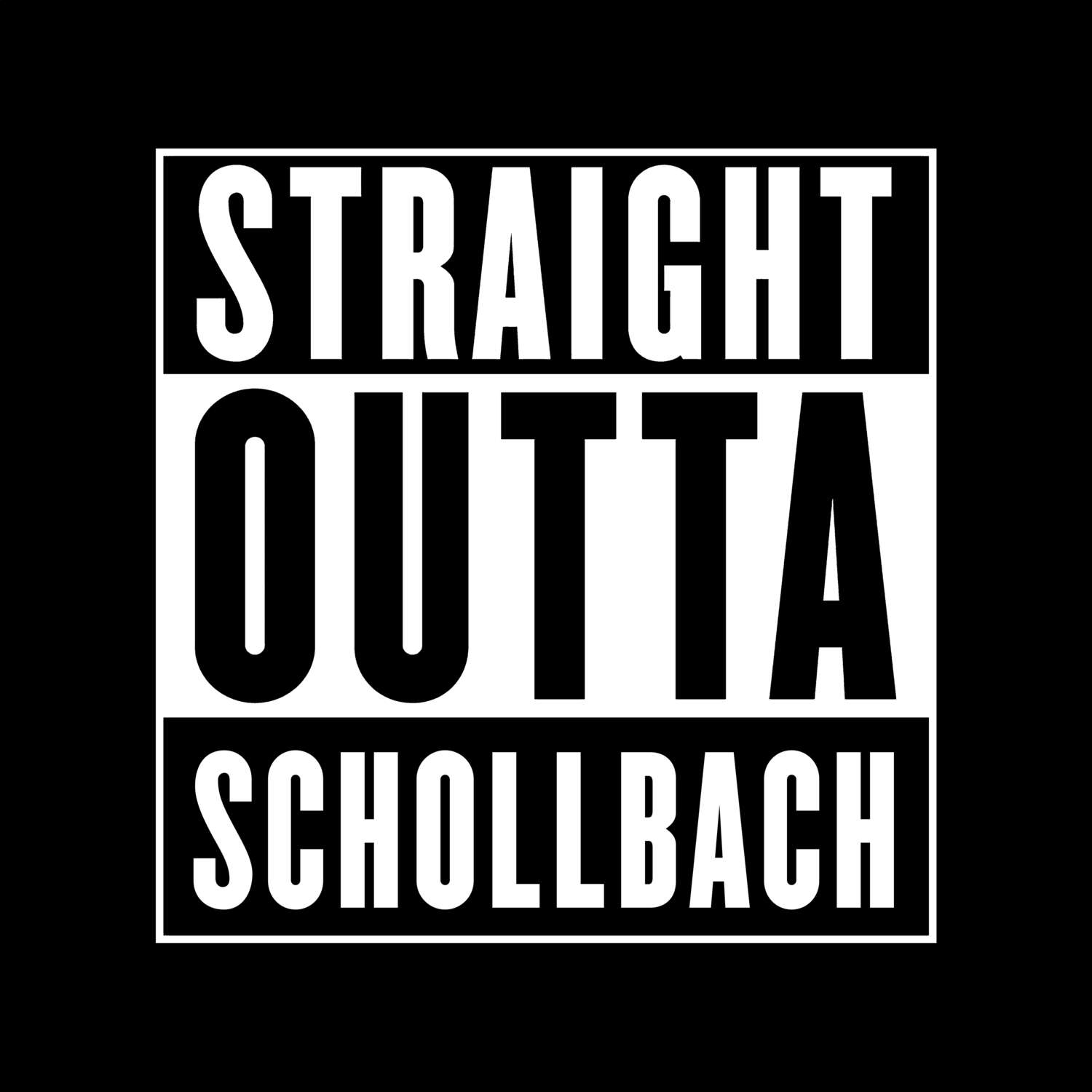 Schollbach T-Shirt »Straight Outta«