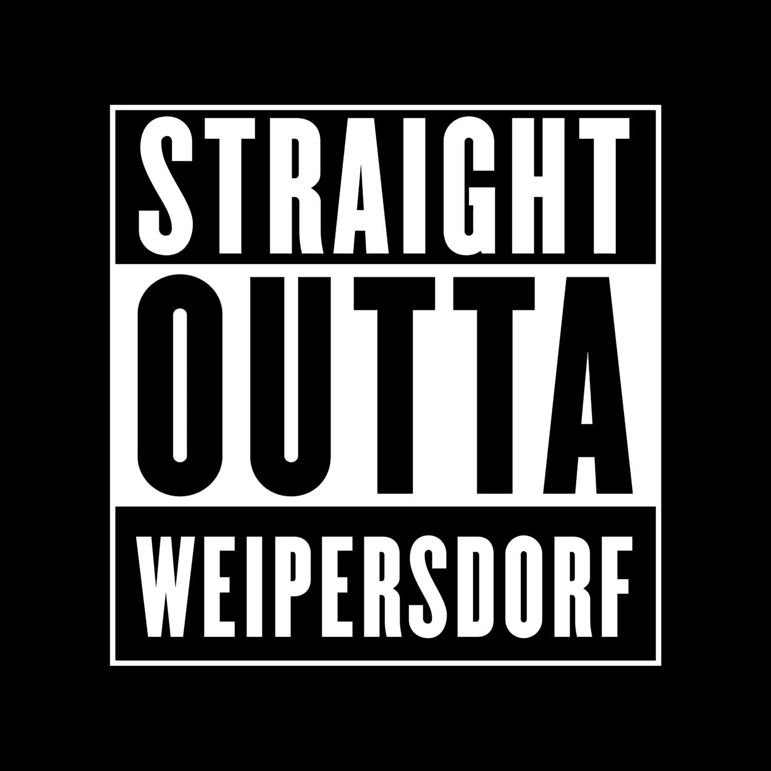 Weipersdorf T-Shirt »Straight Outta«