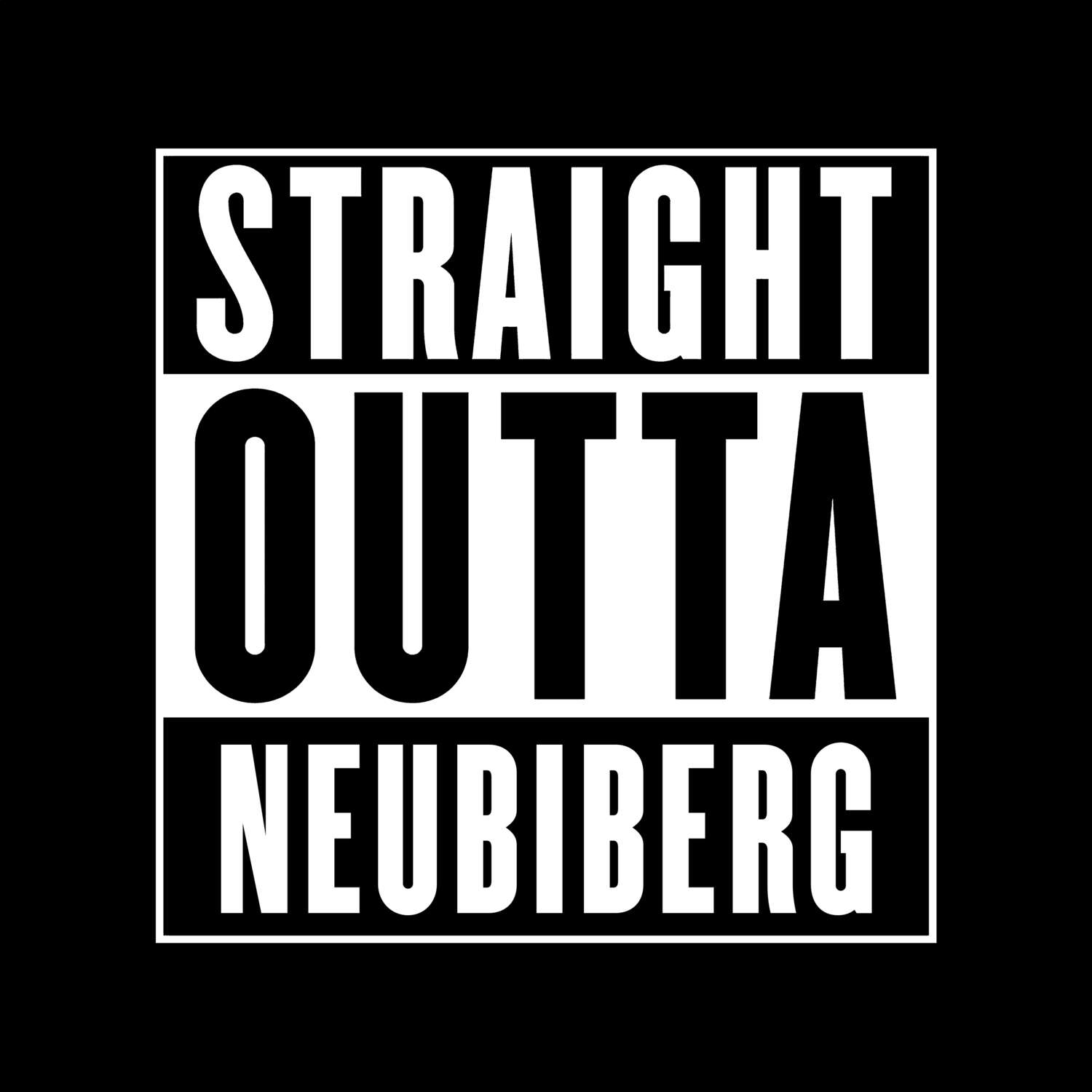 Neubiberg T-Shirt »Straight Outta«