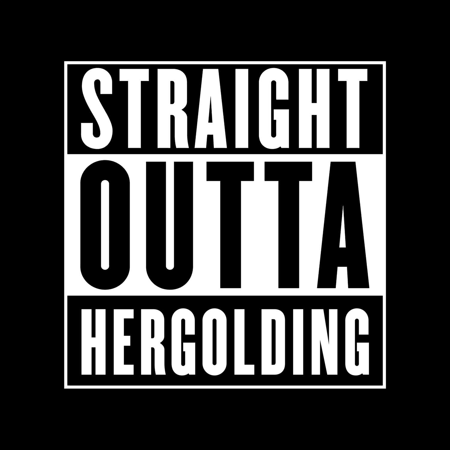 Hergolding T-Shirt »Straight Outta«