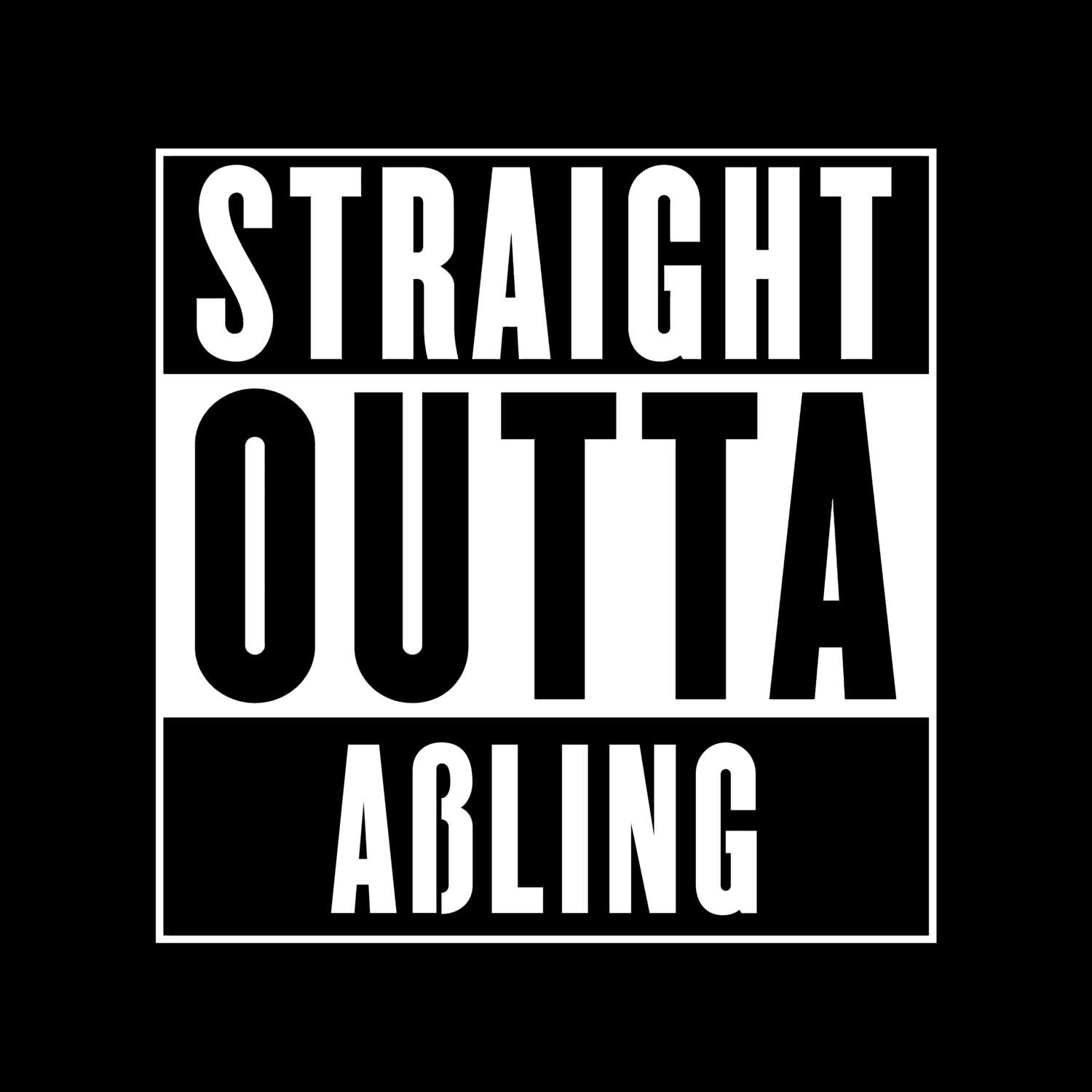 Aßling T-Shirt »Straight Outta«