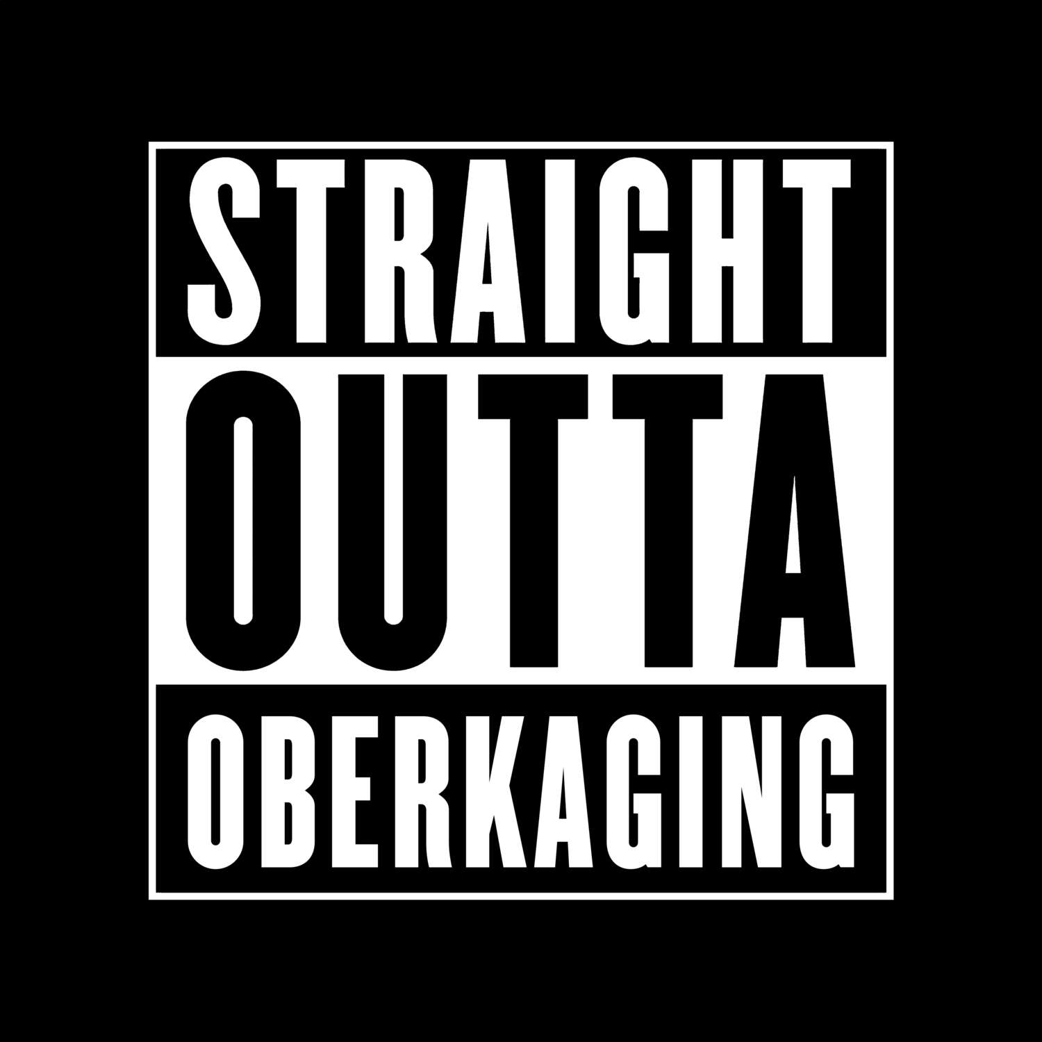 Oberkaging T-Shirt »Straight Outta«
