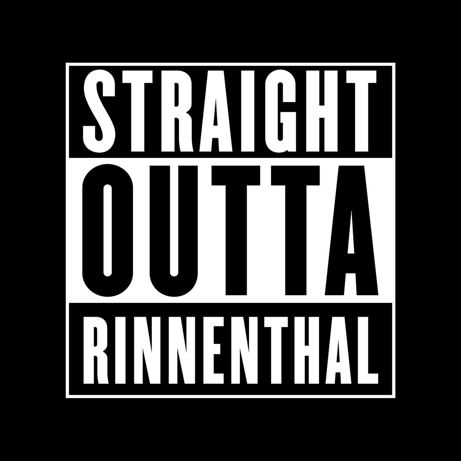 Rinnenthal T-Shirt »Straight Outta«