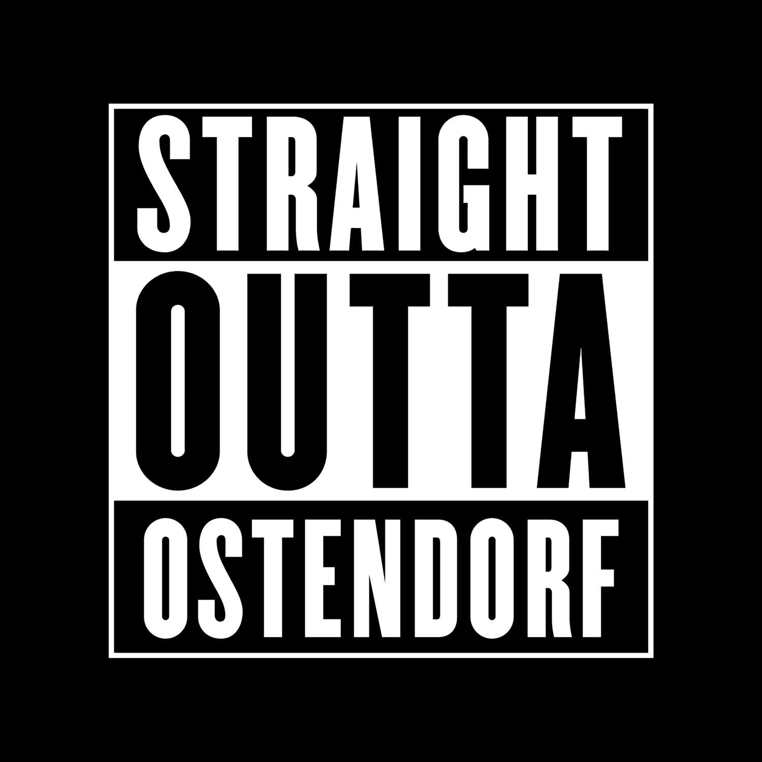 Ostendorf T-Shirt »Straight Outta«
