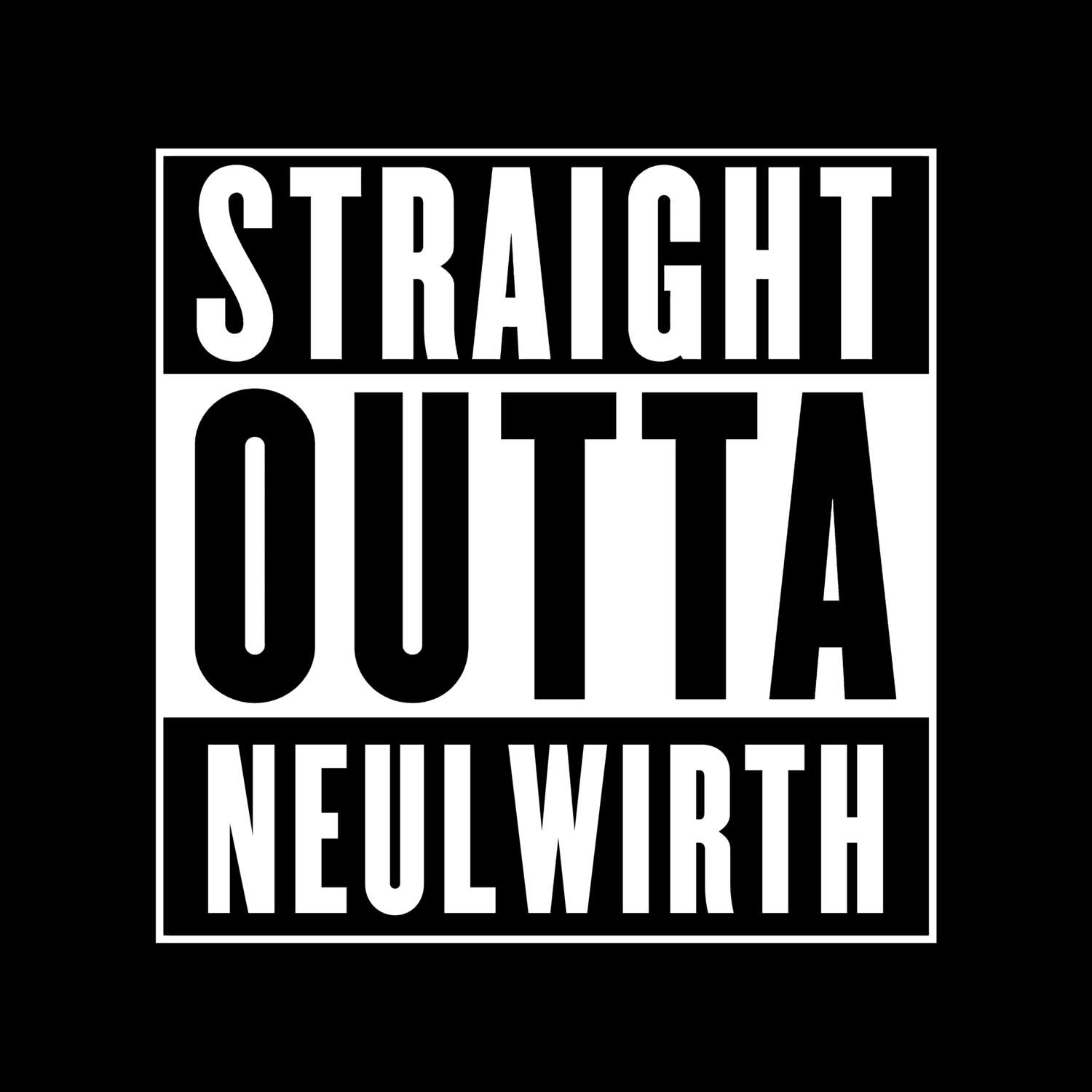 Neulwirth T-Shirt »Straight Outta«