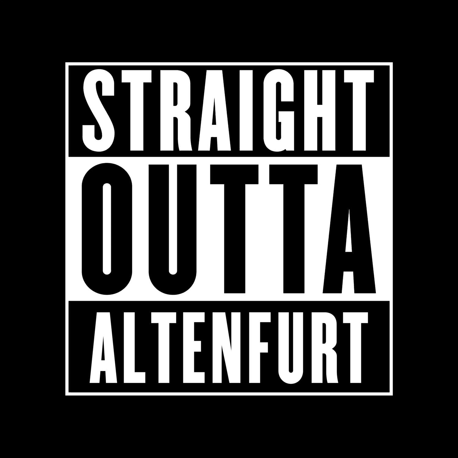 Altenfurt T-Shirt »Straight Outta«
