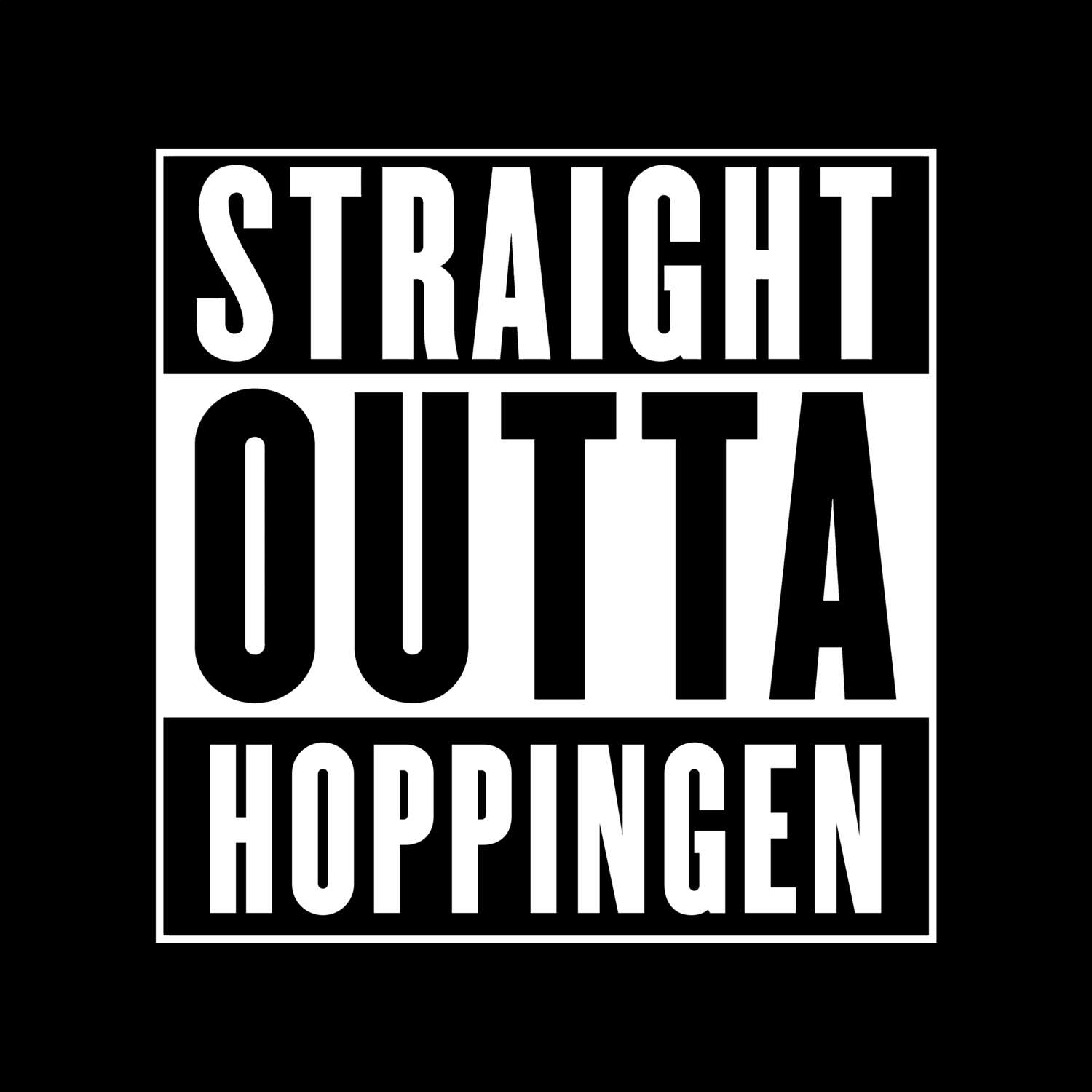 Hoppingen T-Shirt »Straight Outta«