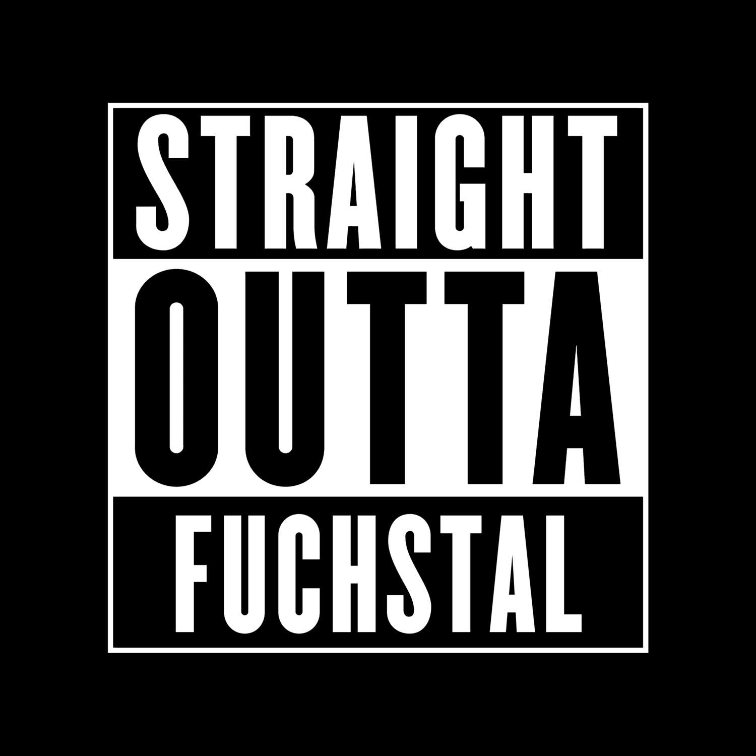 Fuchstal T-Shirt »Straight Outta«