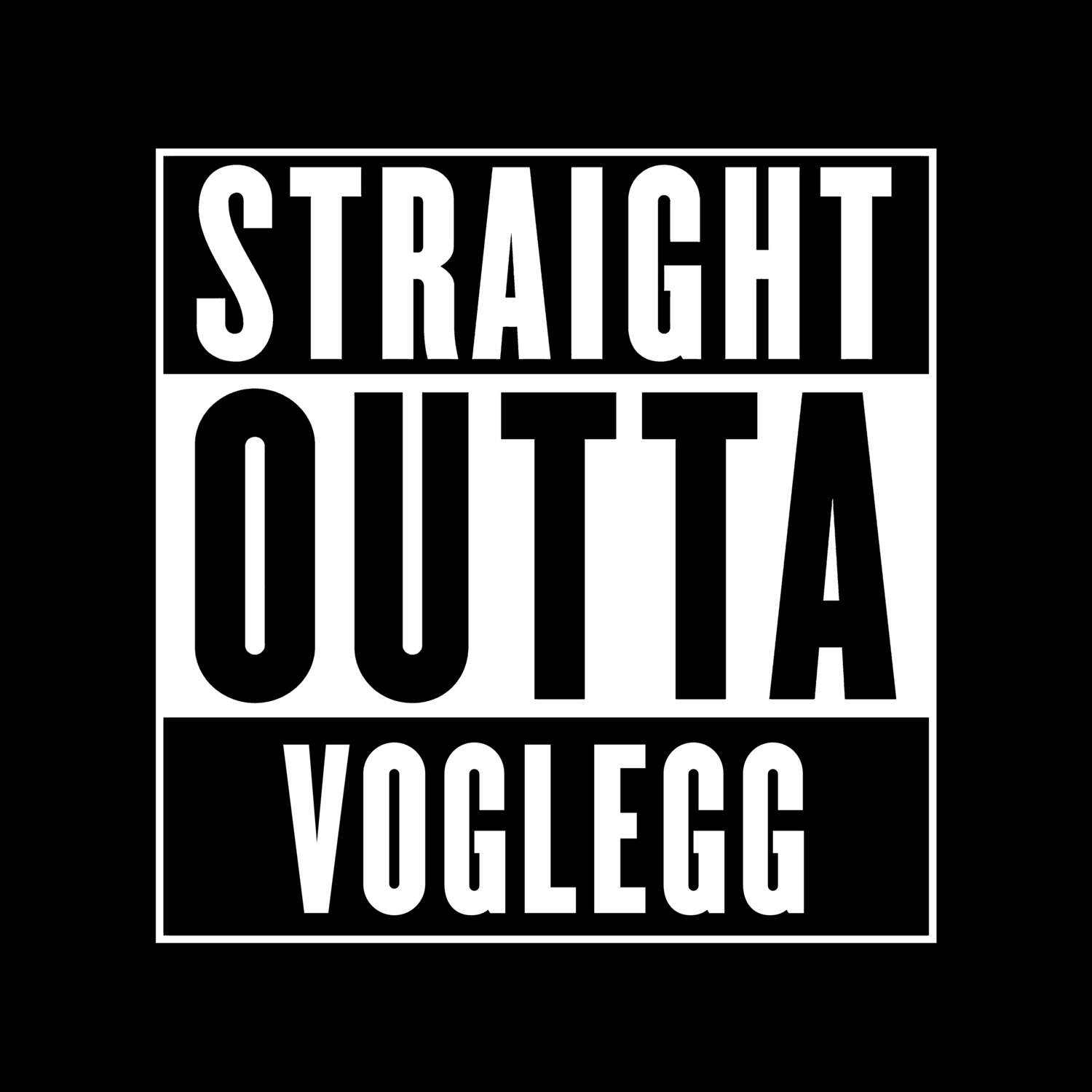 Voglegg T-Shirt »Straight Outta«