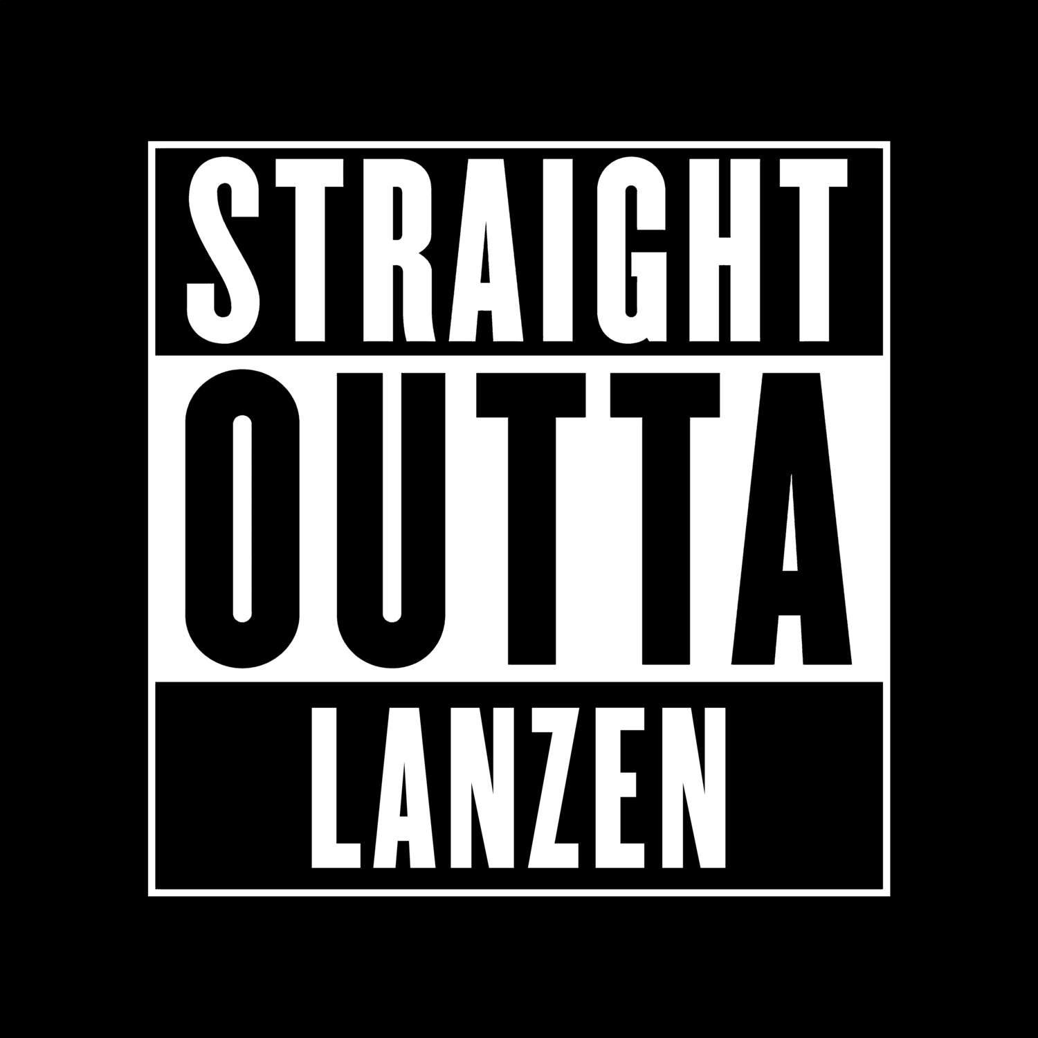 Lanzen T-Shirt »Straight Outta«