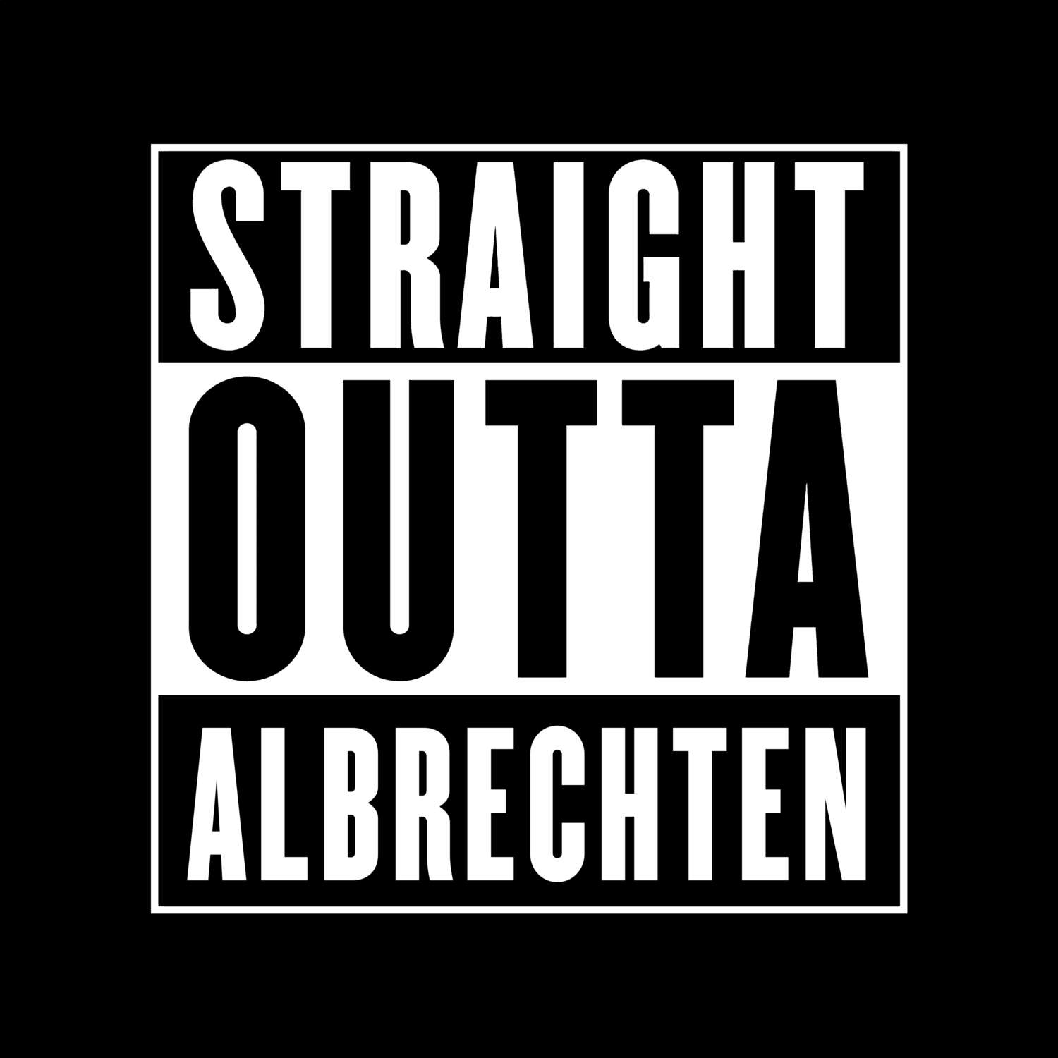 Albrechten T-Shirt »Straight Outta«