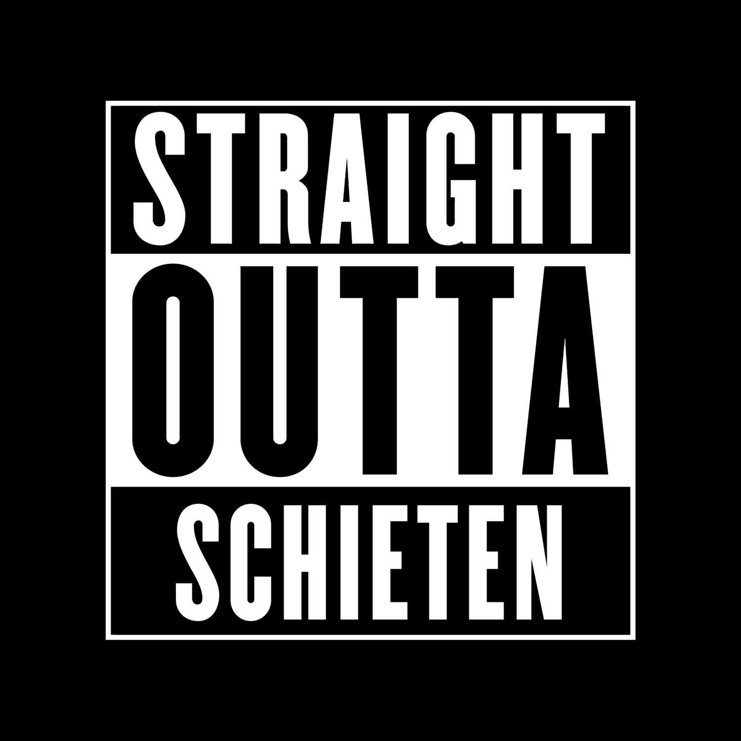 Schieten T-Shirt »Straight Outta«