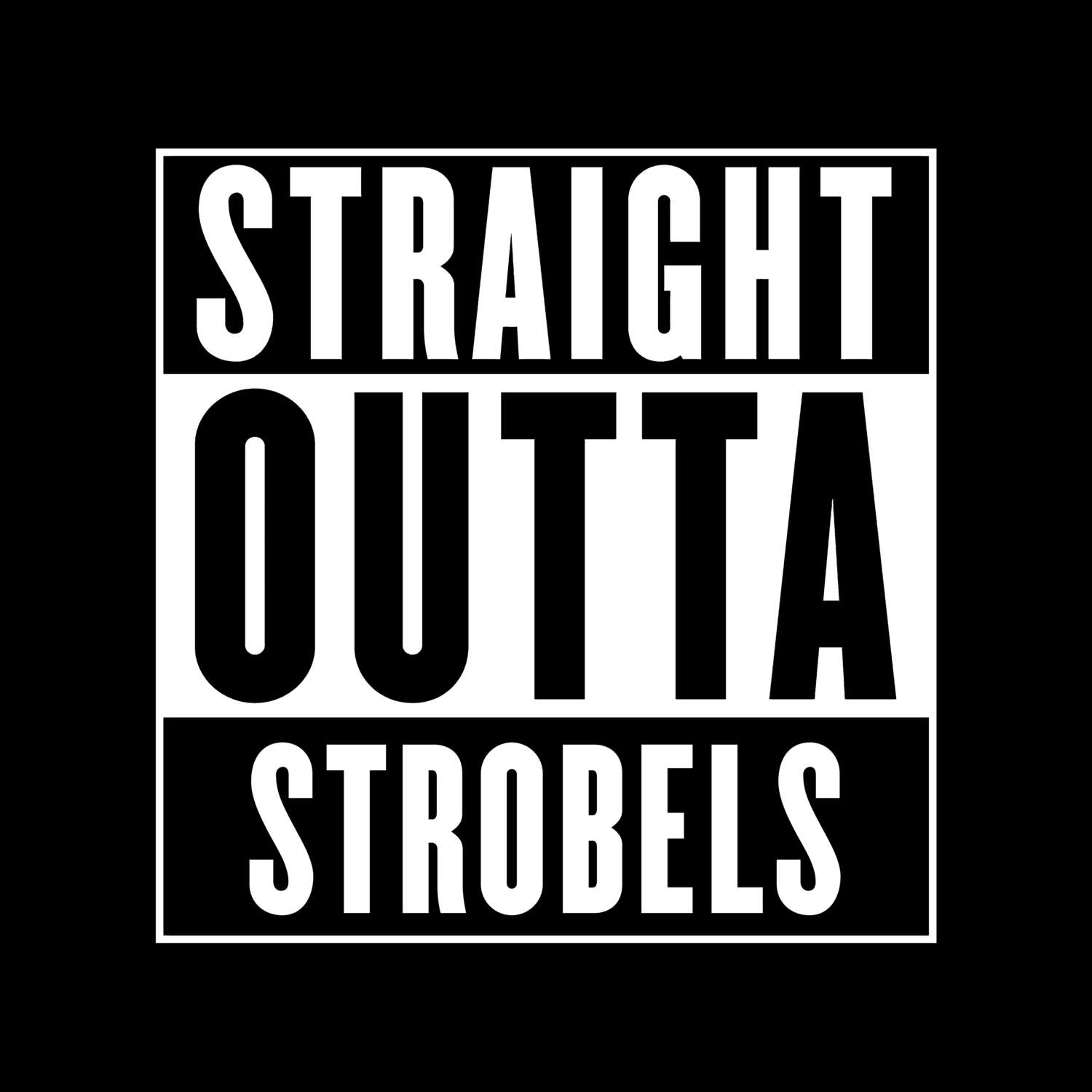 Strobels T-Shirt »Straight Outta«