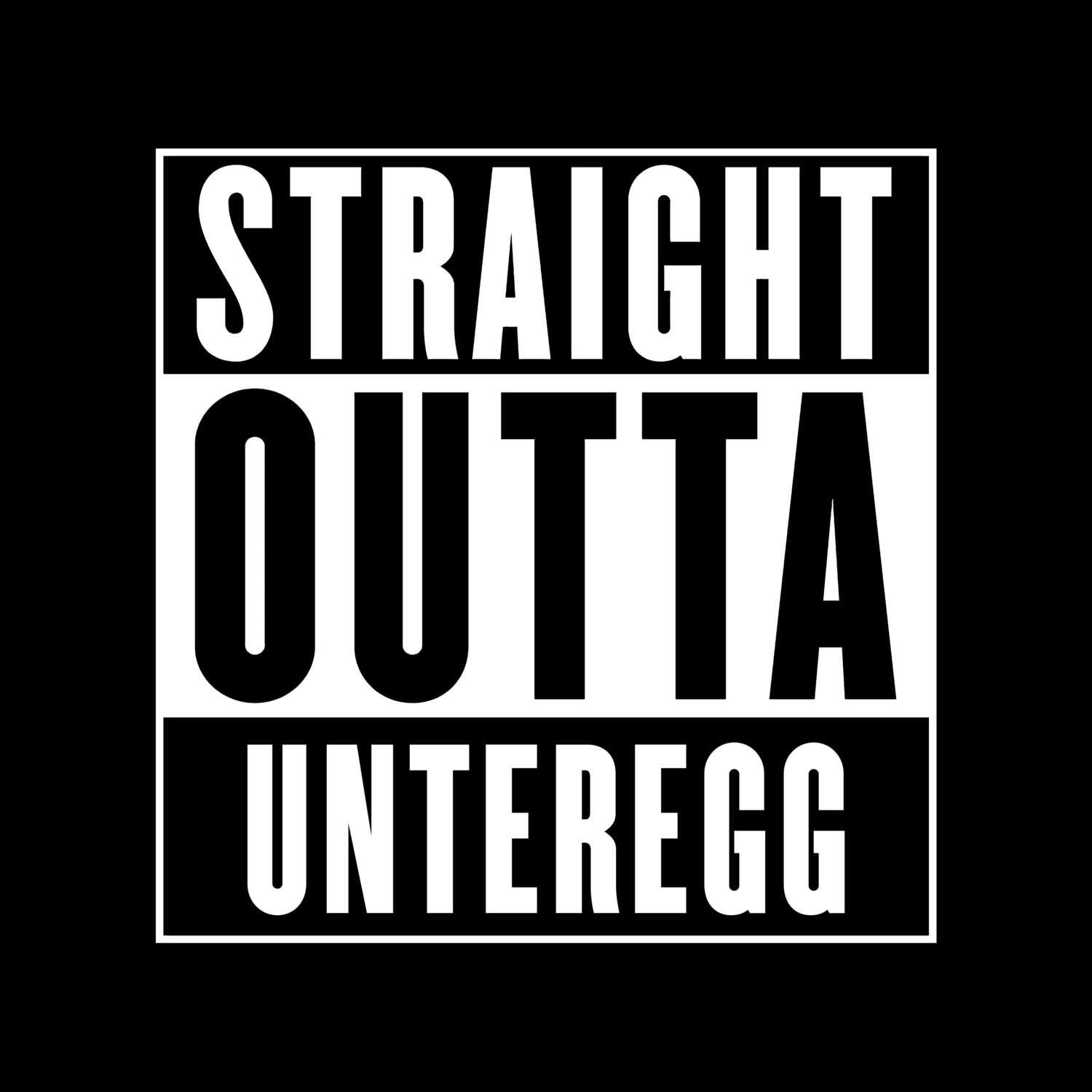Unteregg T-Shirt »Straight Outta«