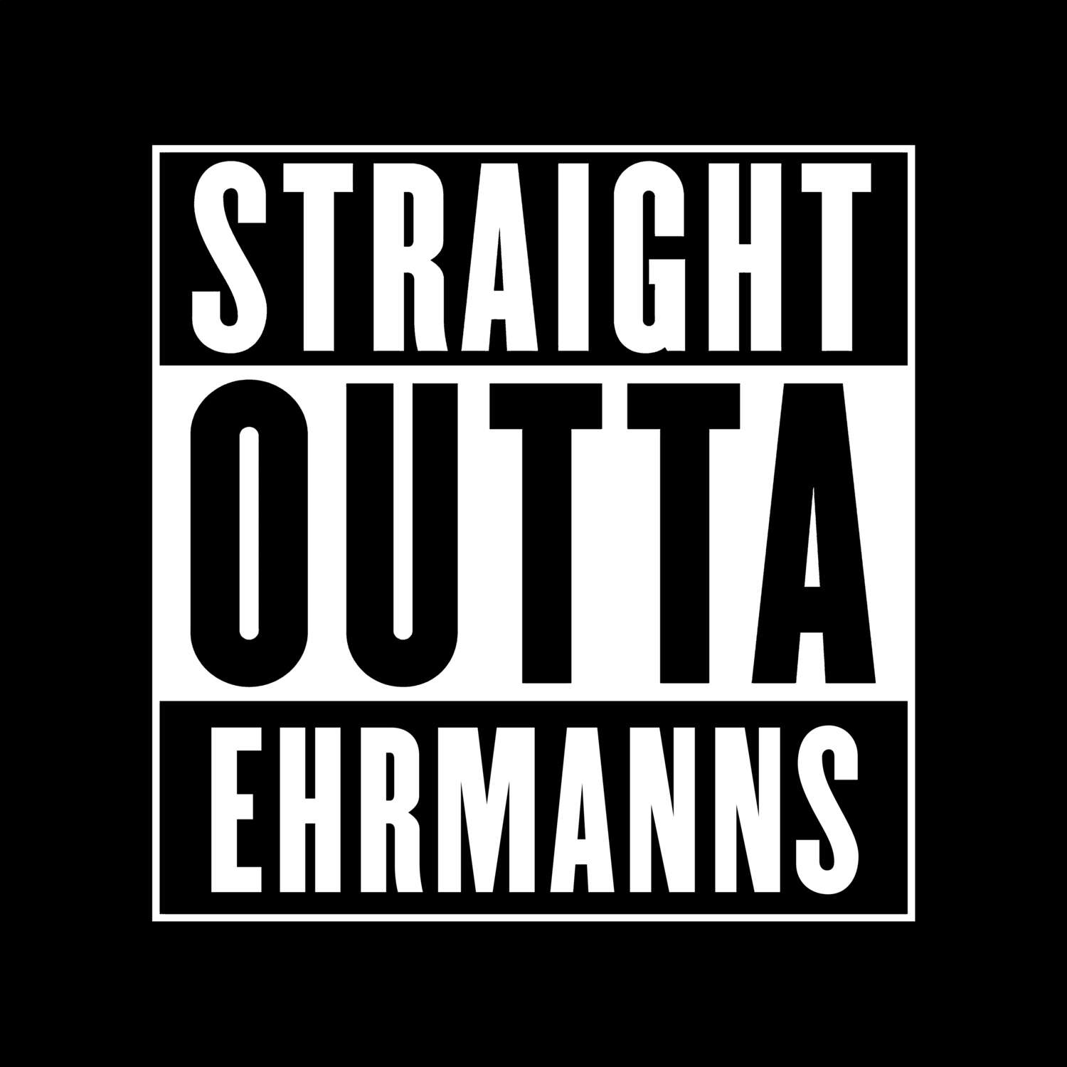 Ehrmanns T-Shirt »Straight Outta«