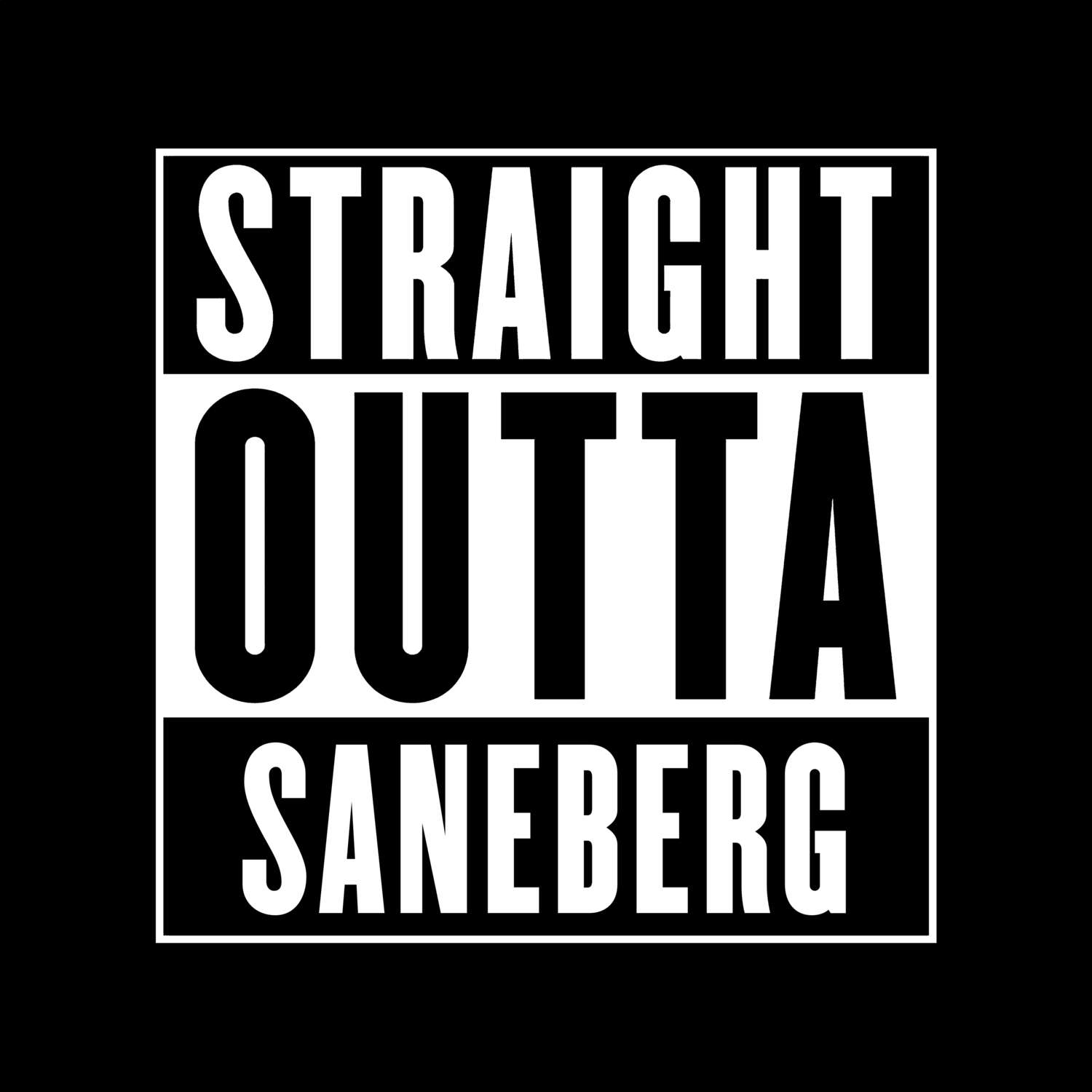 Saneberg T-Shirt »Straight Outta«