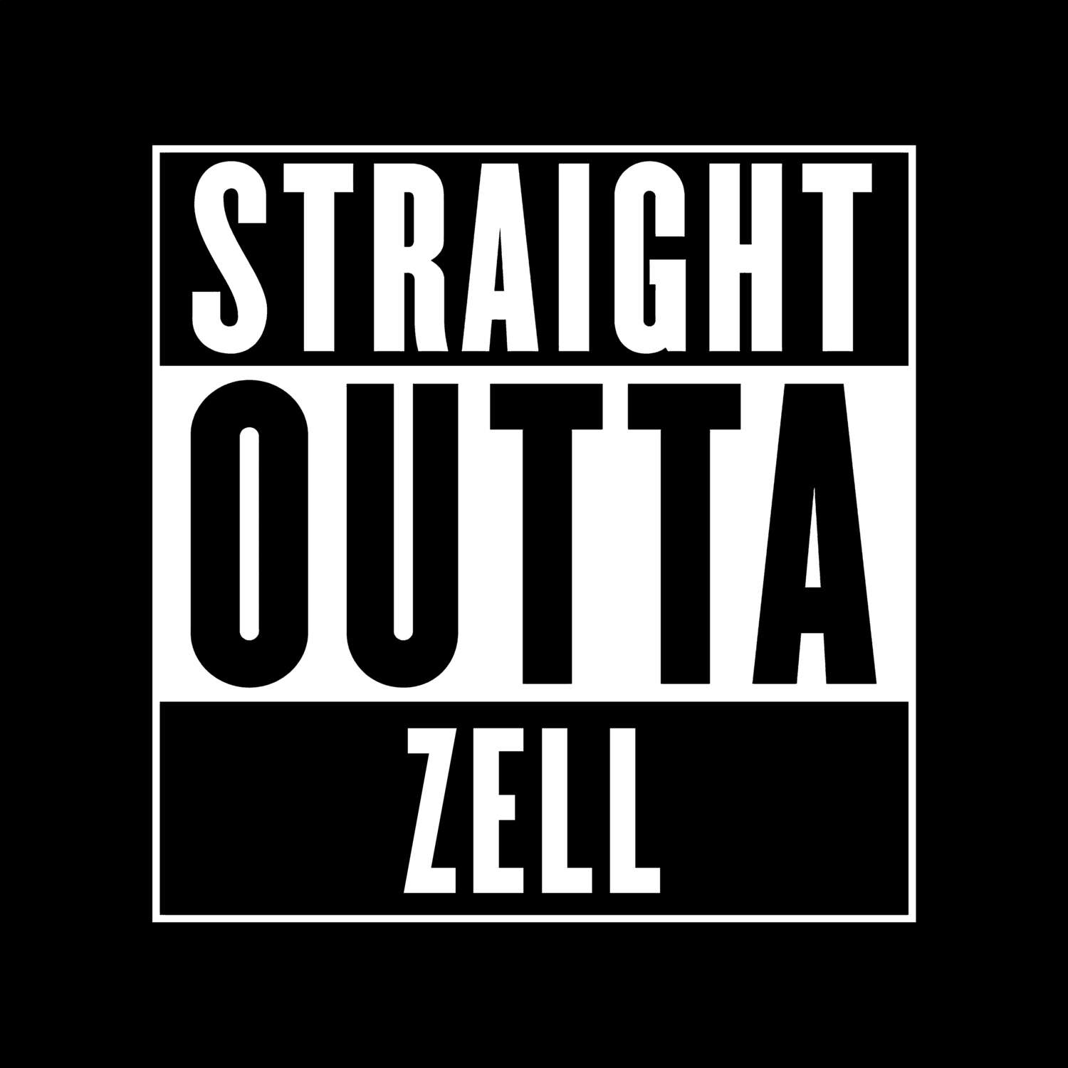Zell T-Shirt »Straight Outta«
