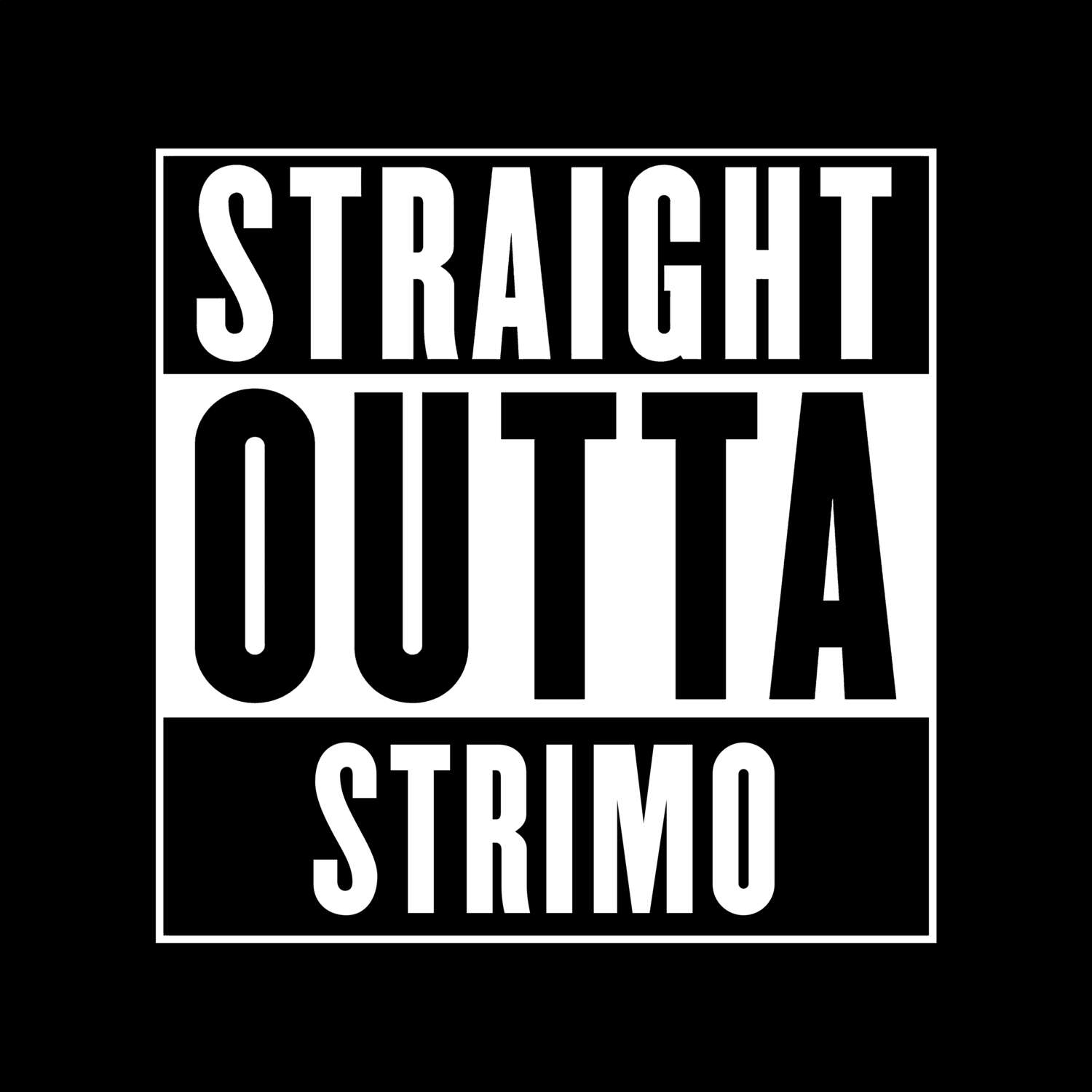 Strimo T-Shirt »Straight Outta«