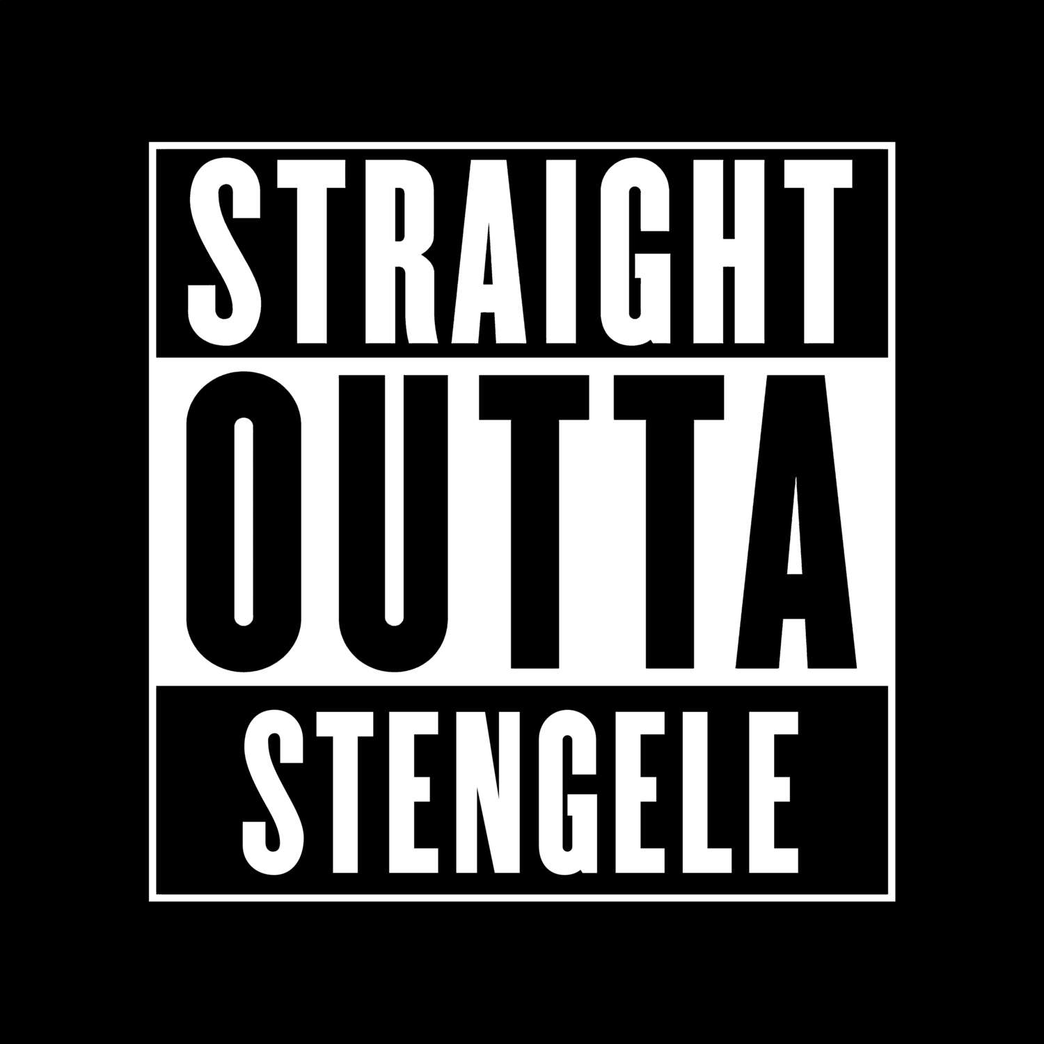 Stengele T-Shirt »Straight Outta«