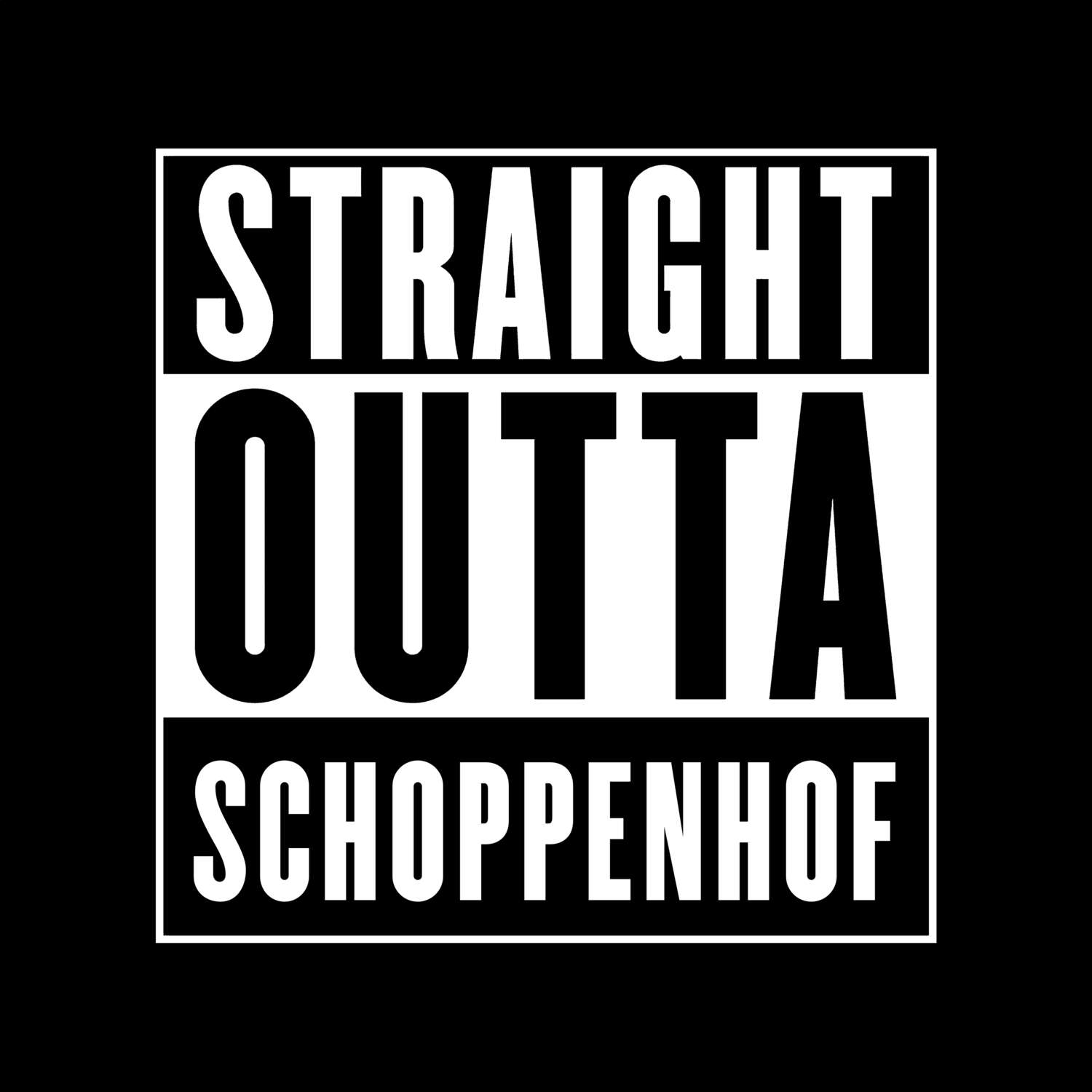 Schoppenhof T-Shirt »Straight Outta«