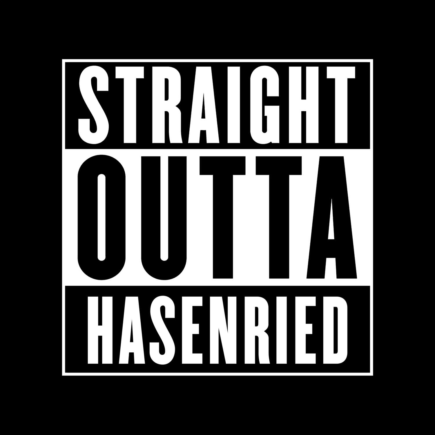 Hasenried T-Shirt »Straight Outta«