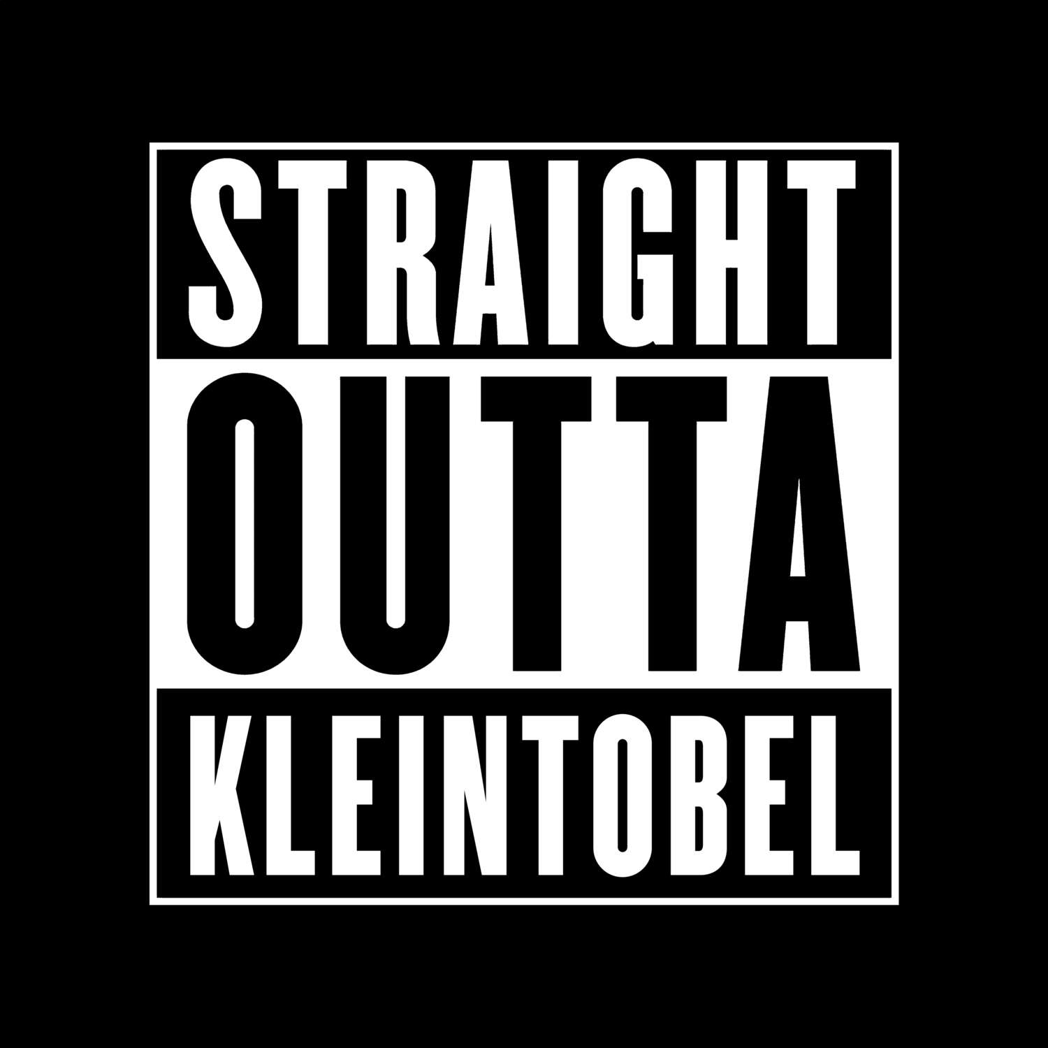 Kleintobel T-Shirt »Straight Outta«