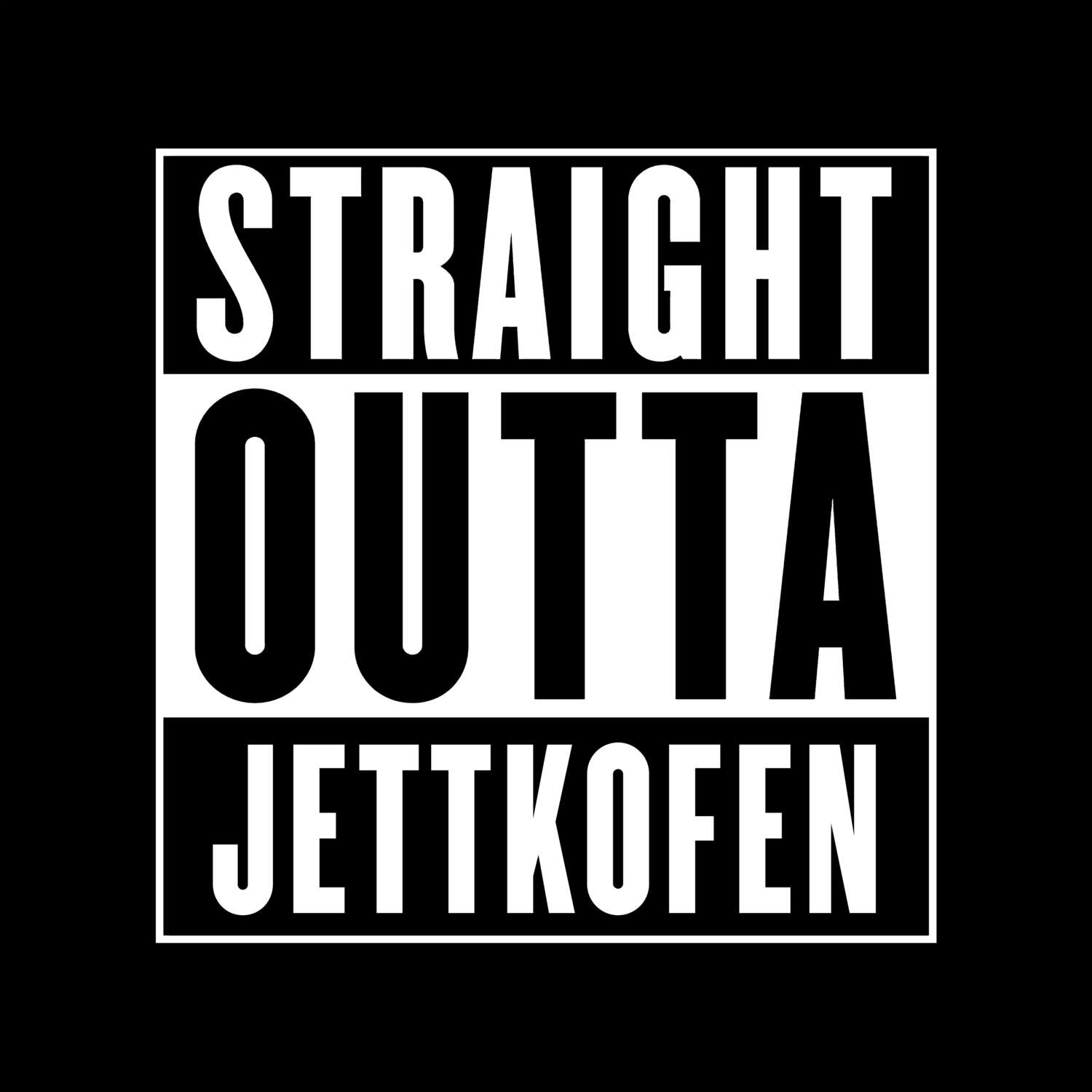 Jettkofen T-Shirt »Straight Outta«