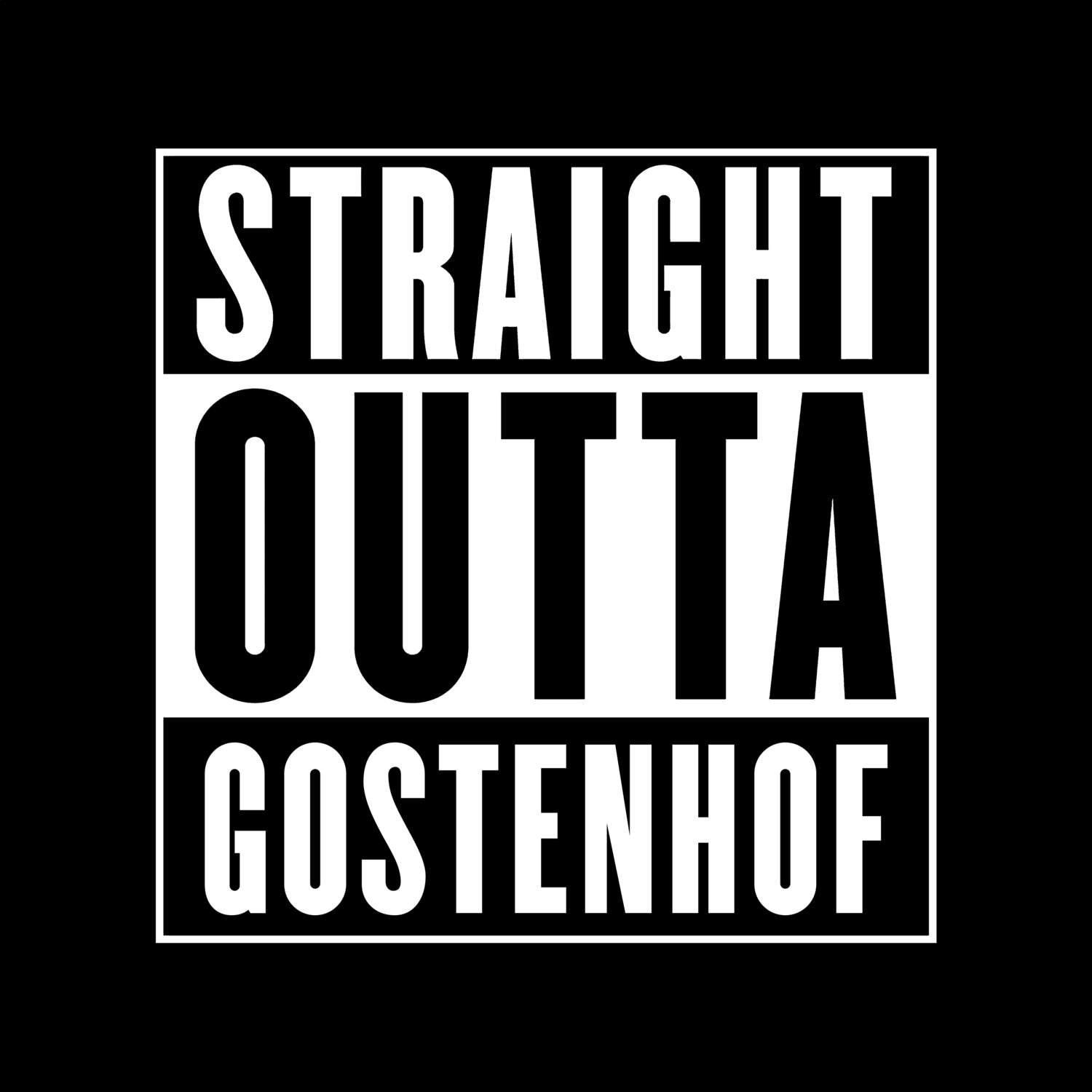 Gostenhof T-Shirt »Straight Outta«