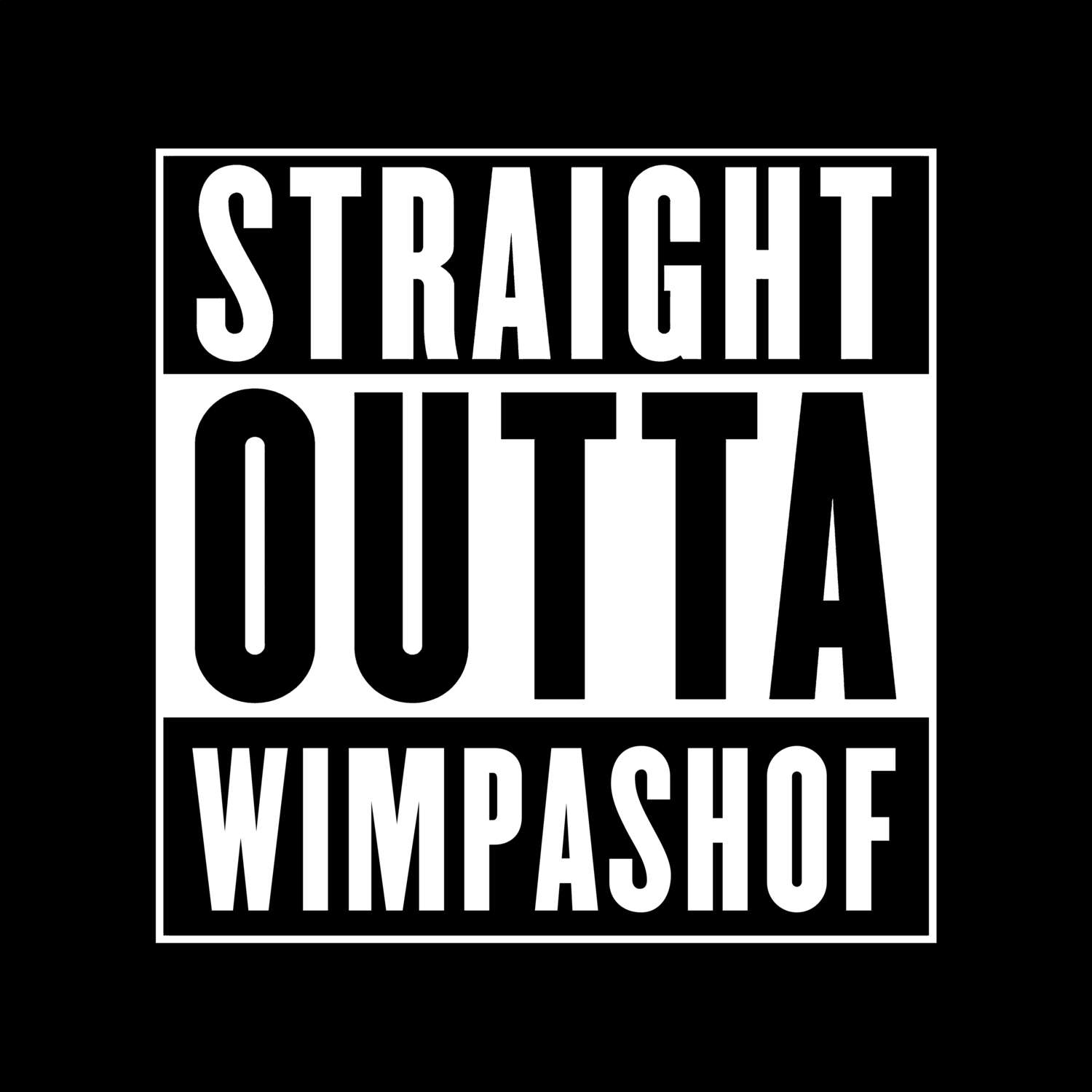 Wimpashof T-Shirt »Straight Outta«