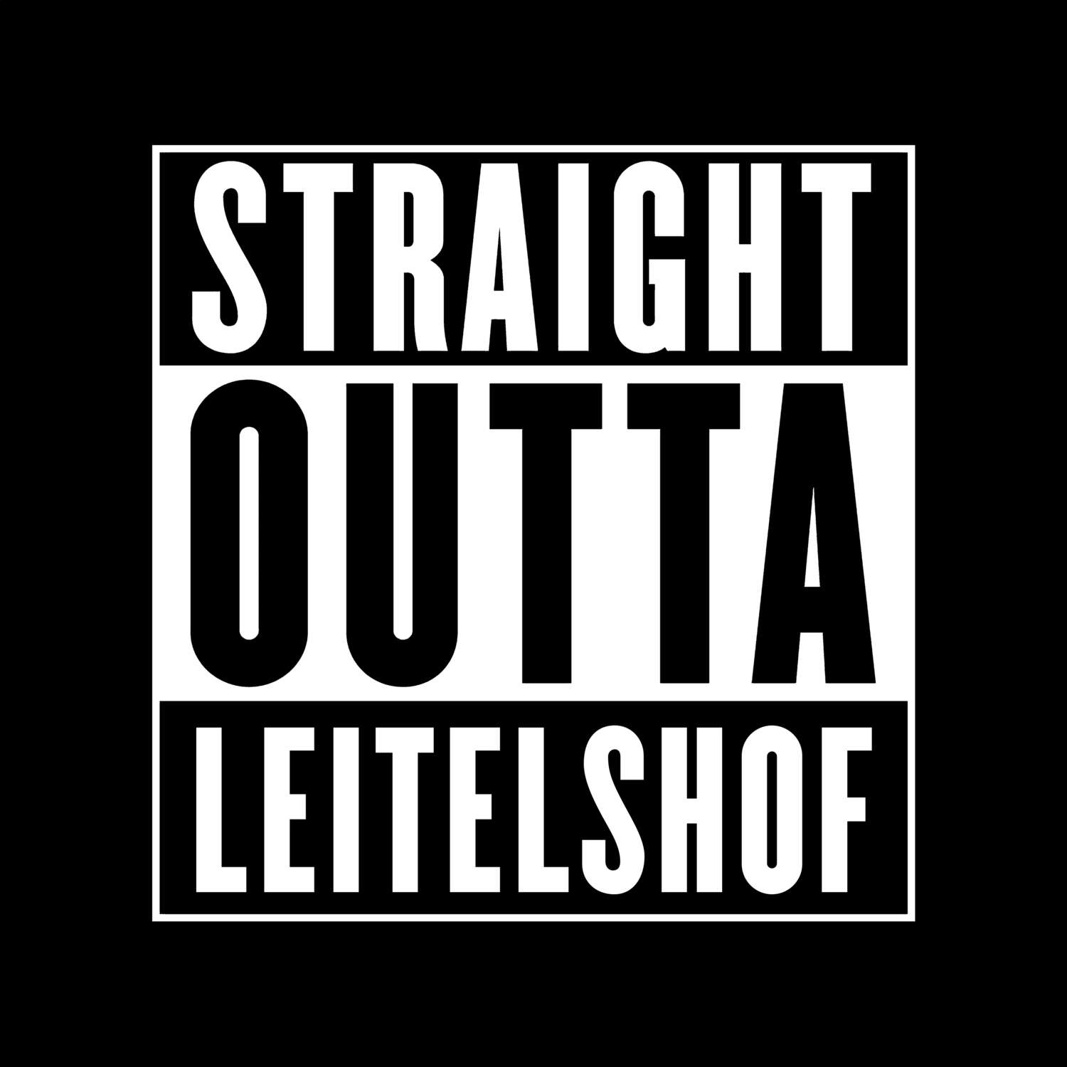 Leitelshof T-Shirt »Straight Outta«