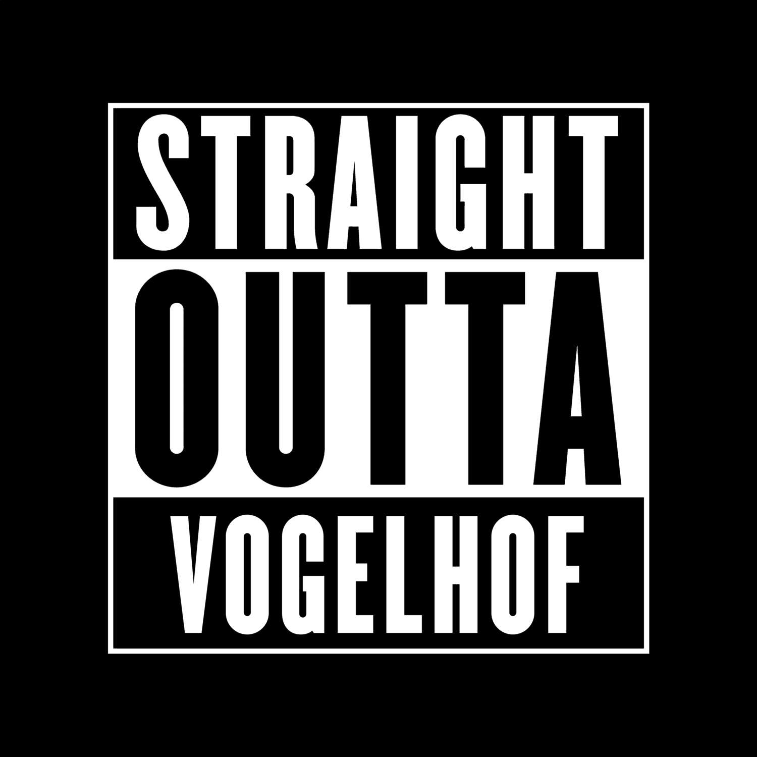 Vogelhof T-Shirt »Straight Outta«