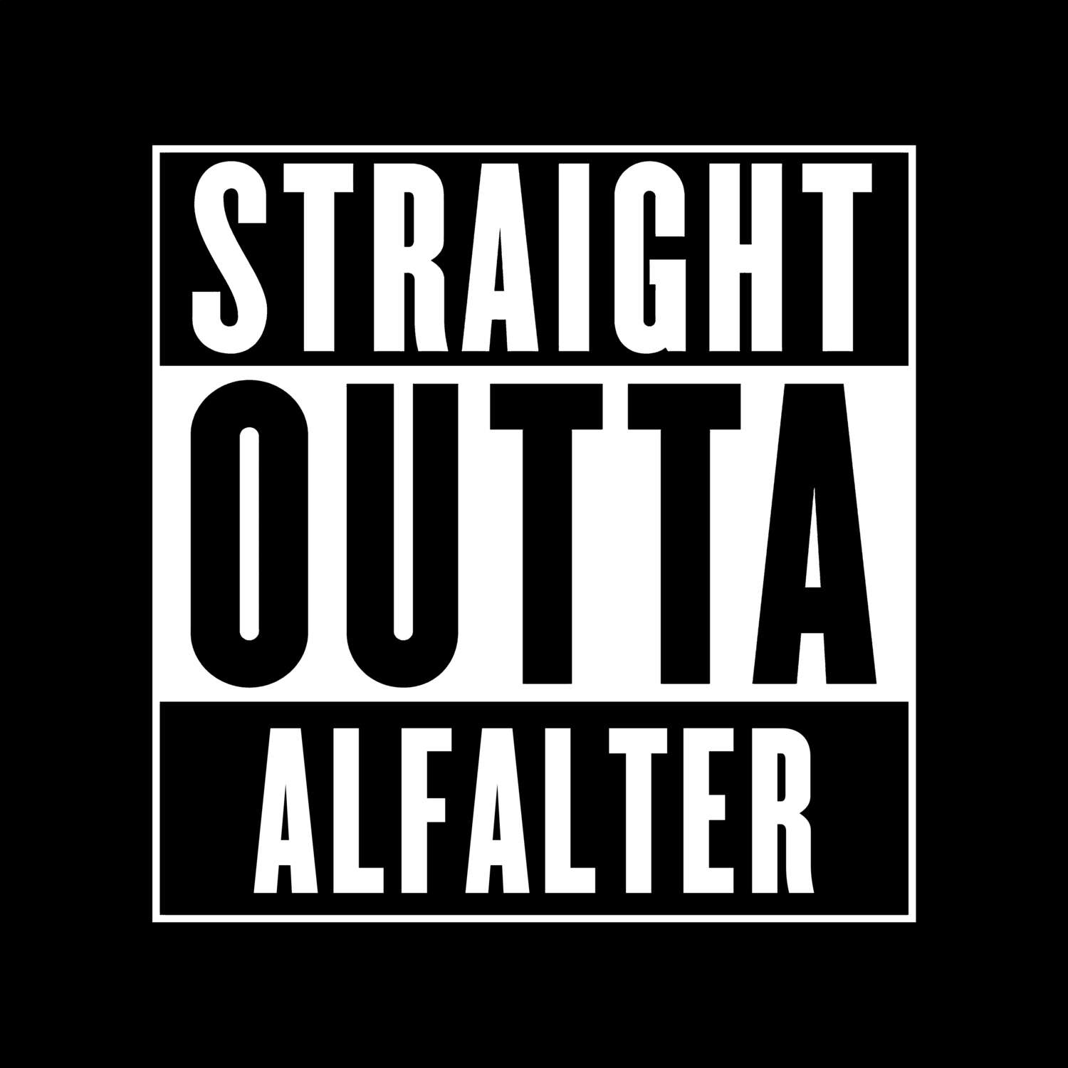 Alfalter T-Shirt »Straight Outta«