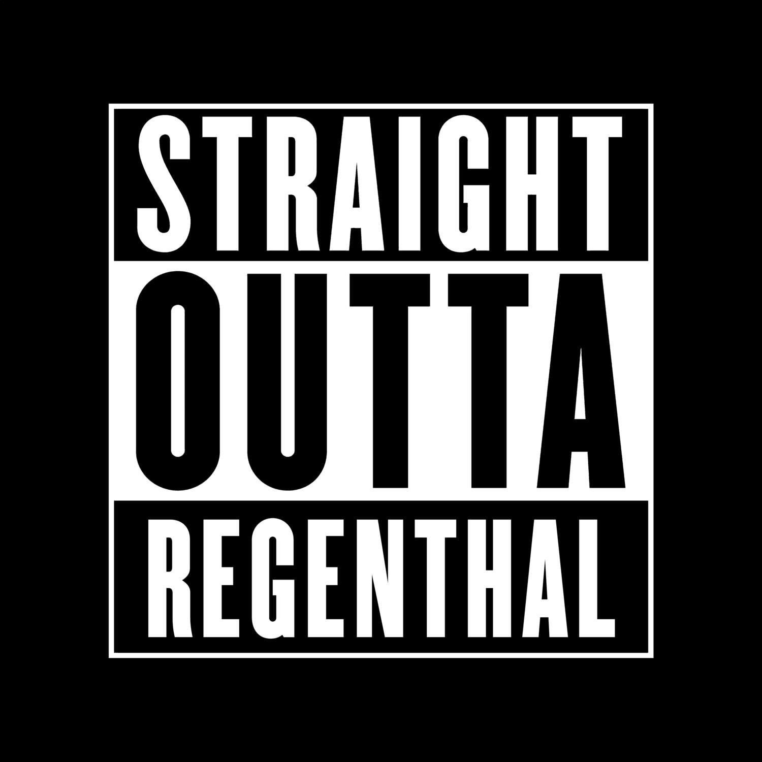 Regenthal T-Shirt »Straight Outta«